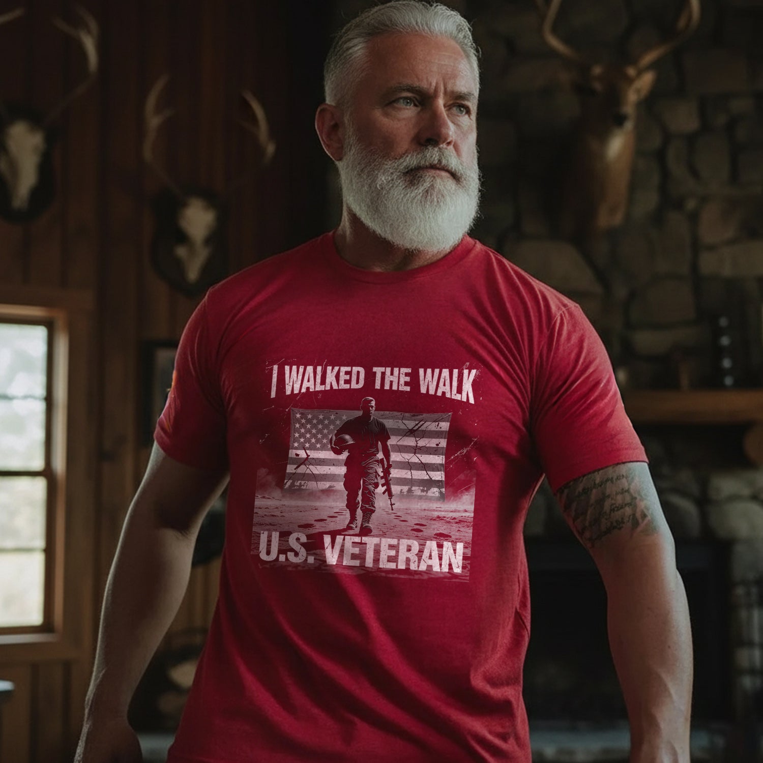 I Walked the Walk Proud Veteran Who Served T-Shirt