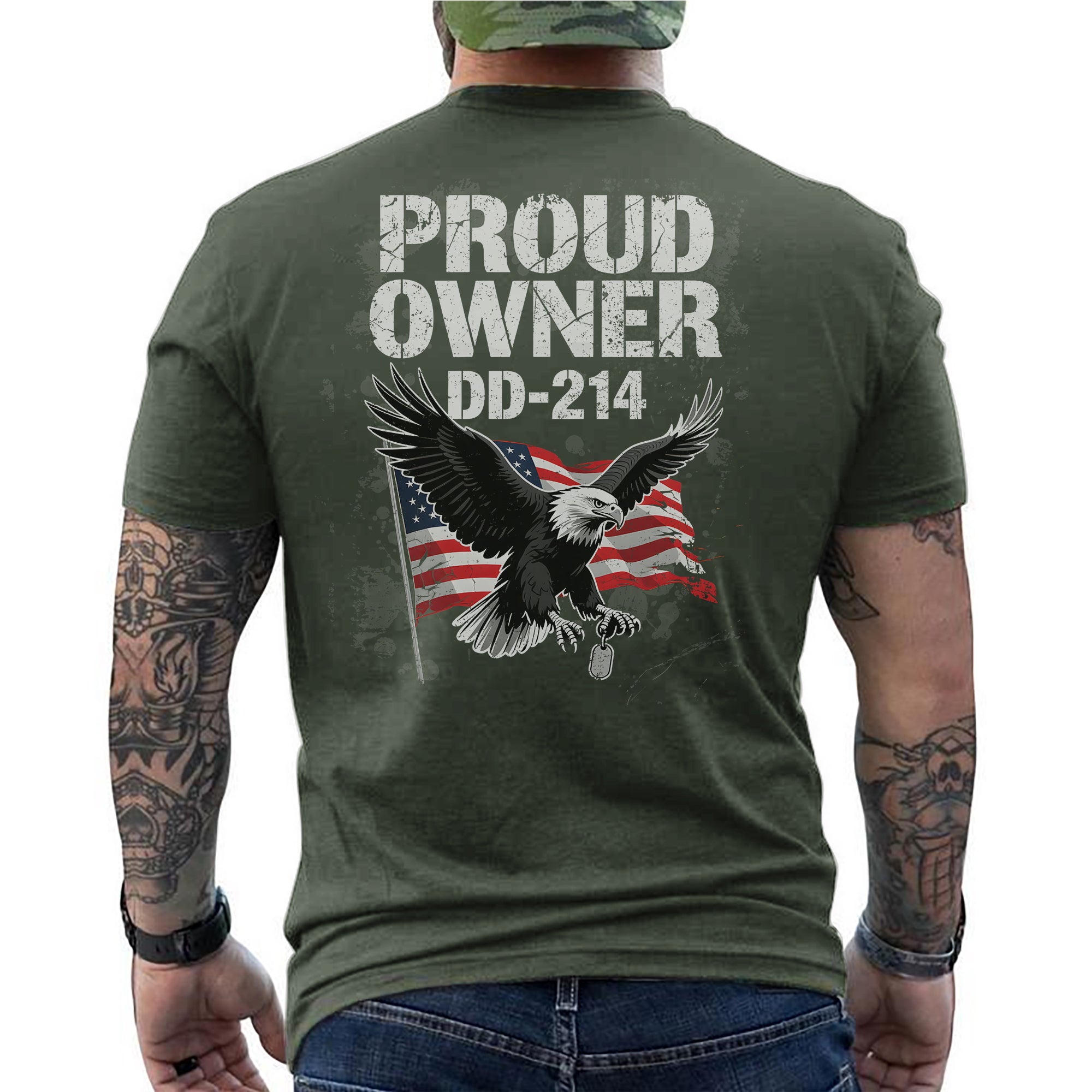 Proud Owner of DD-214 Proof of Service T-Shirt