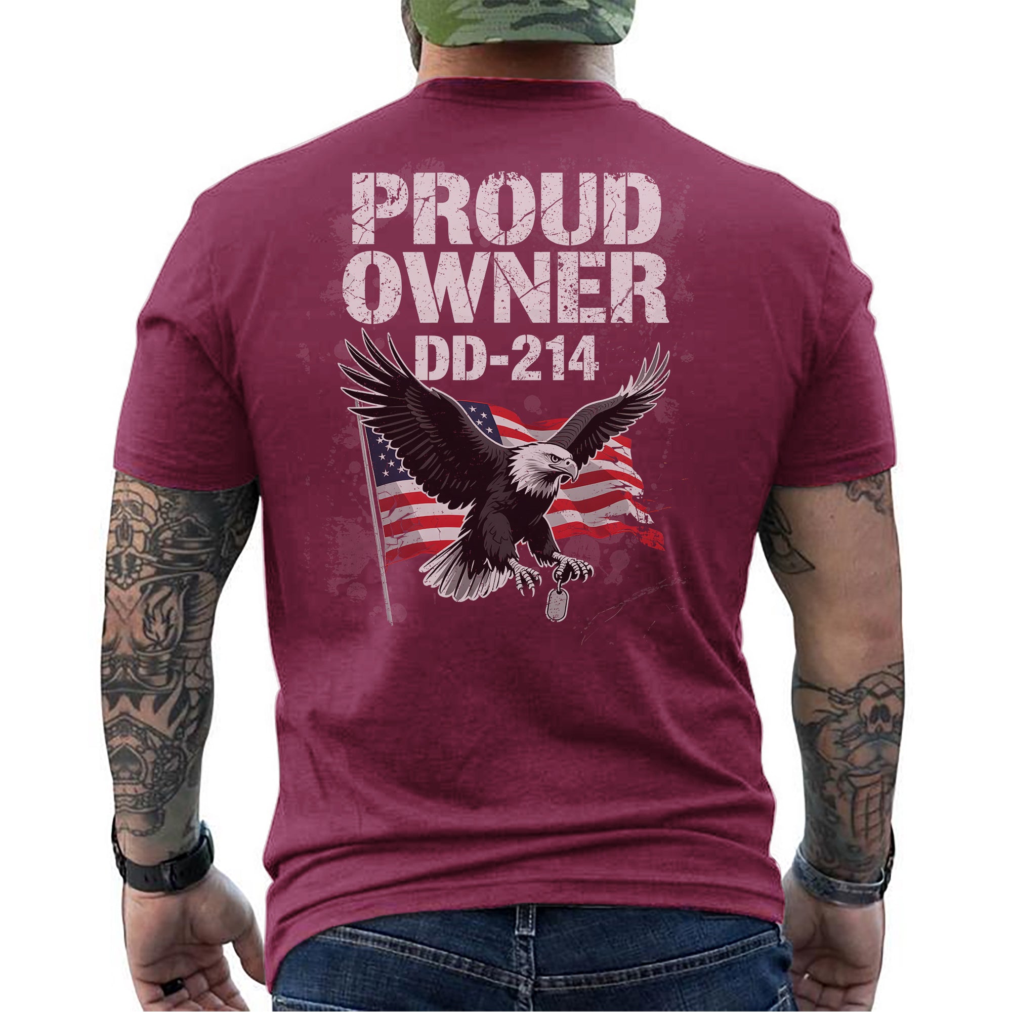 Proud Owner of DD-214 Proof of Service T-Shirt