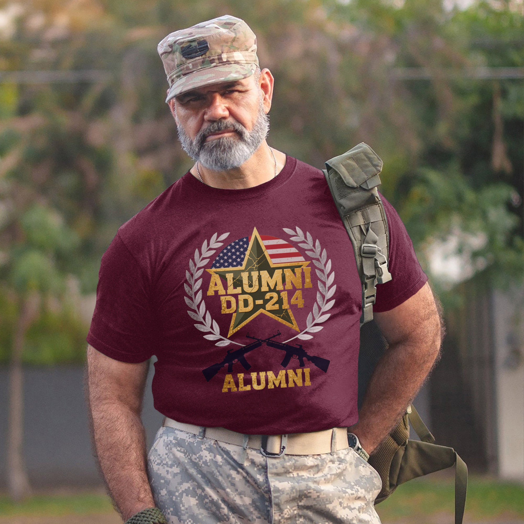 DD-214 Alumni Lifelong Member of the Veteran Brotherhood Forged by Service and Sacrifice T-Shirt