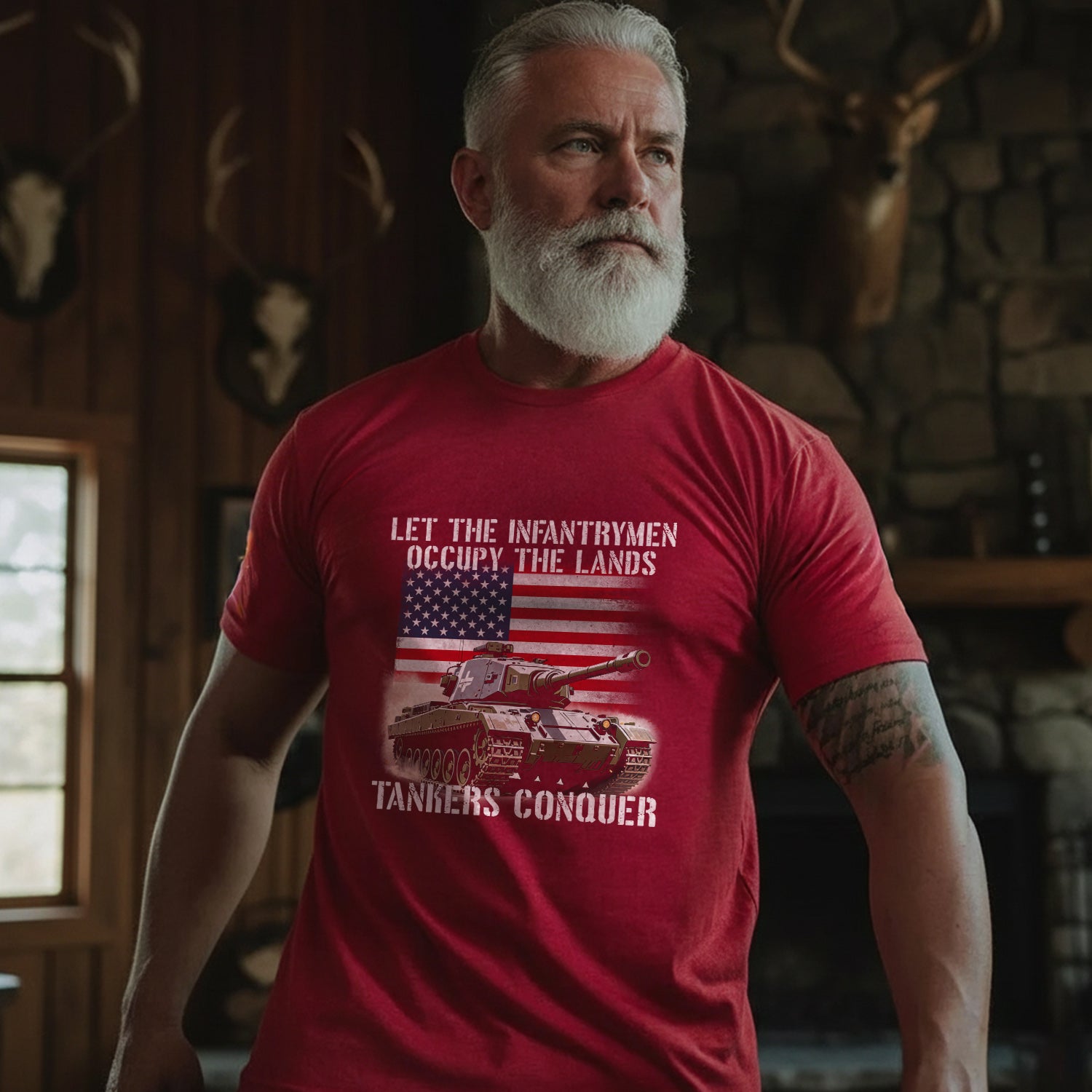 Let the Infantrymen Occupy the Lands T-Shirt Secondary image