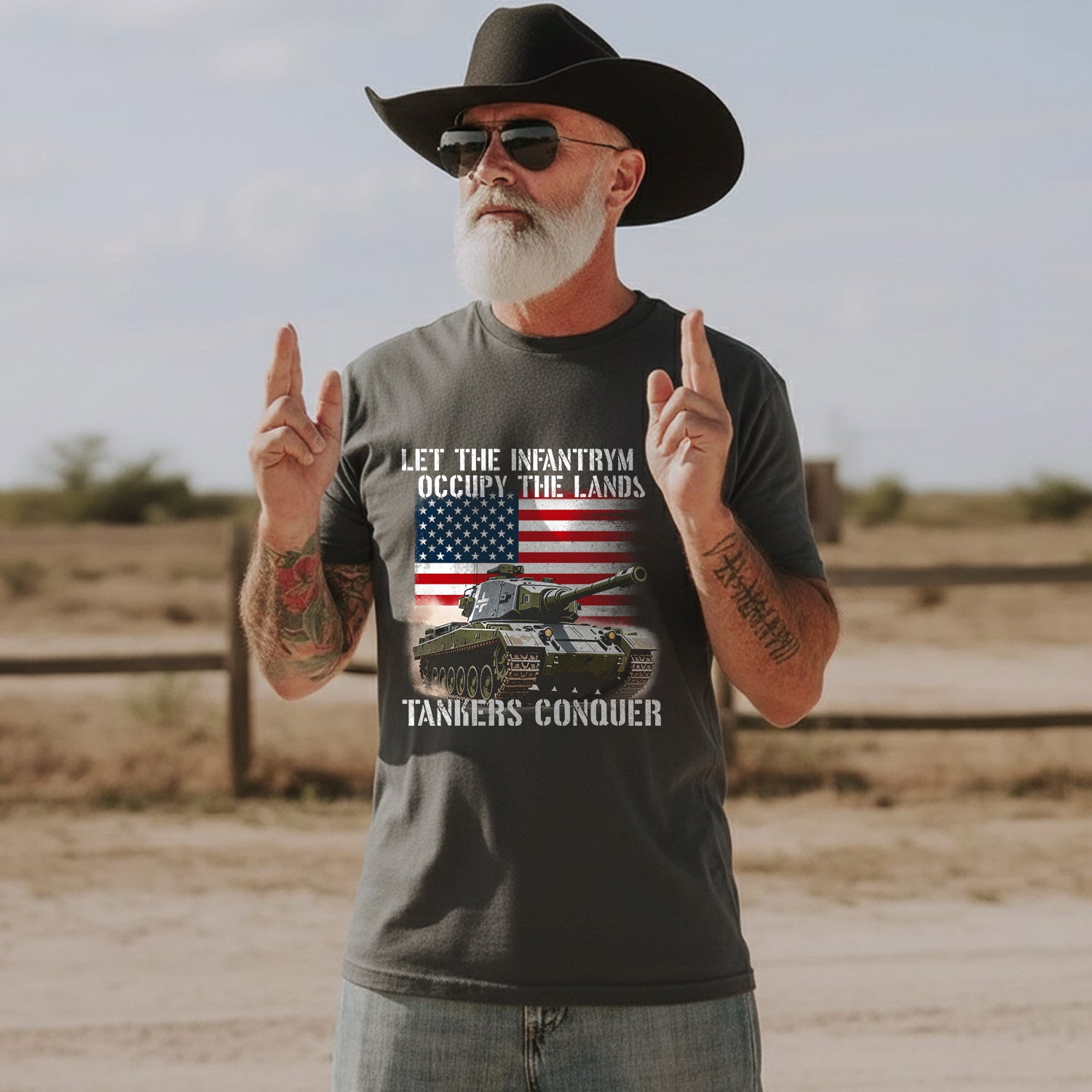 Let the Infantrymen Occupy the Lands T-Shirt