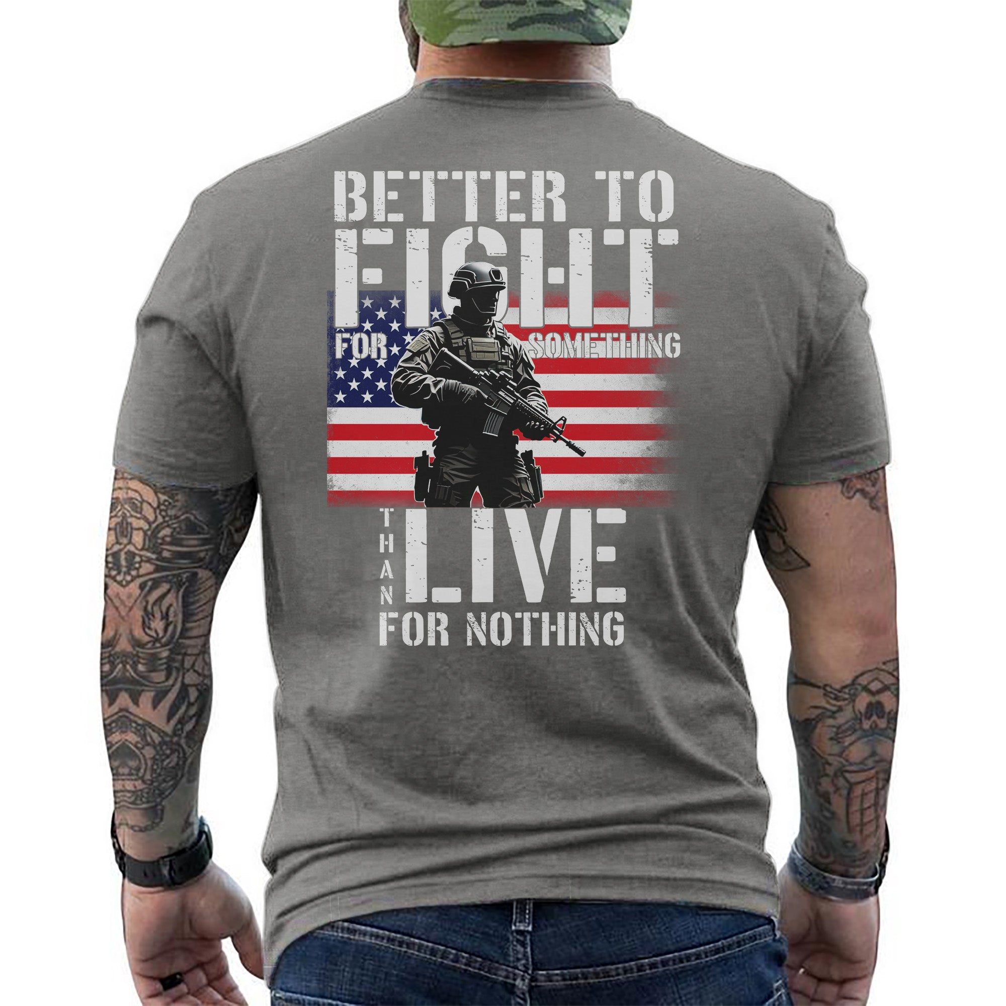Better to Fight for Something Than Live T-Shirt