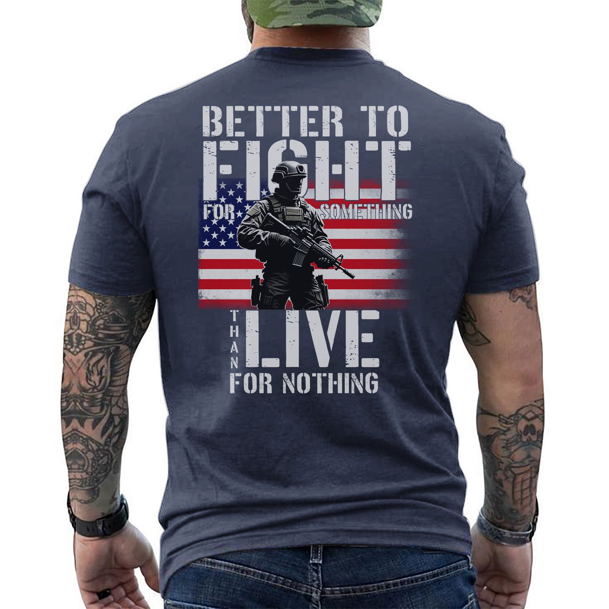 Better to Fight for Something Than Live T-Shirt