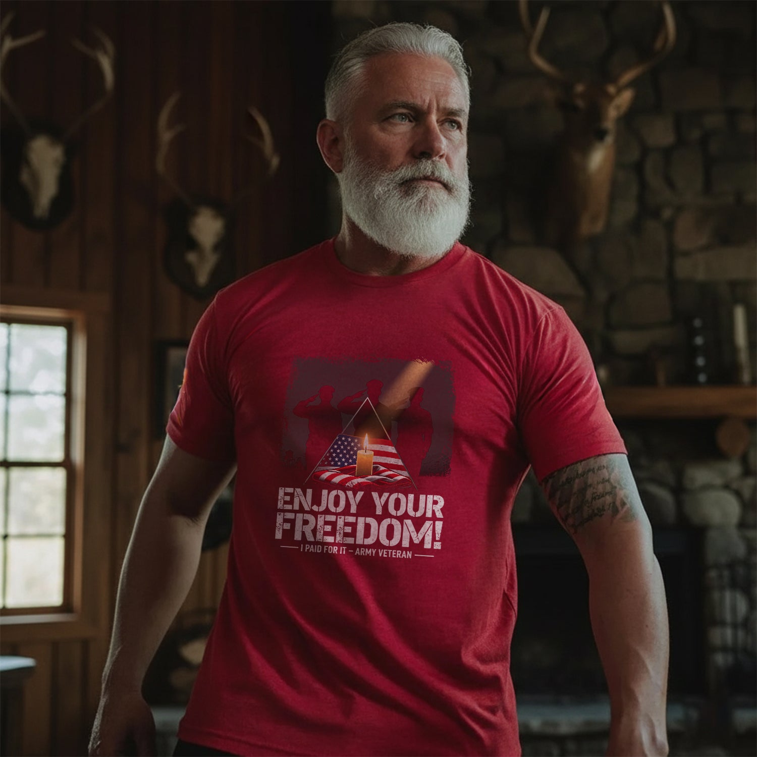 Enjoy Your Freedom I Paid for It Proud T-Shirt Secondary image