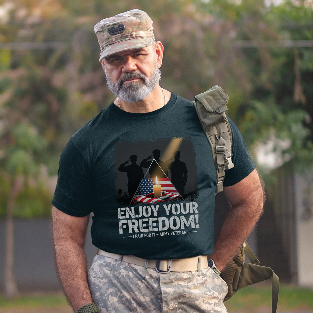 Enjoy Your Freedom I Paid for It Proud T-Shirt