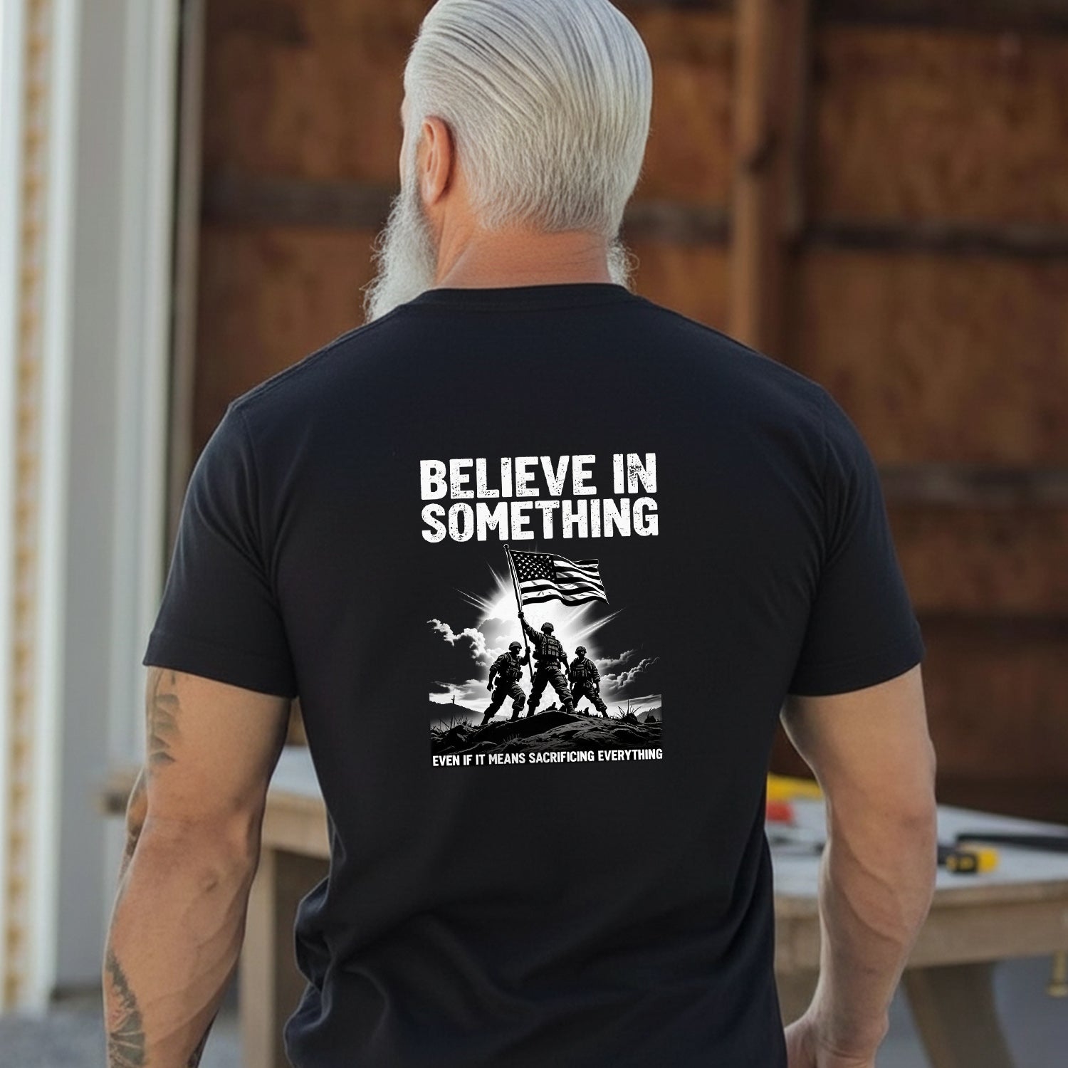 Believe in Something Even If It Means T-Shirt Secondary image