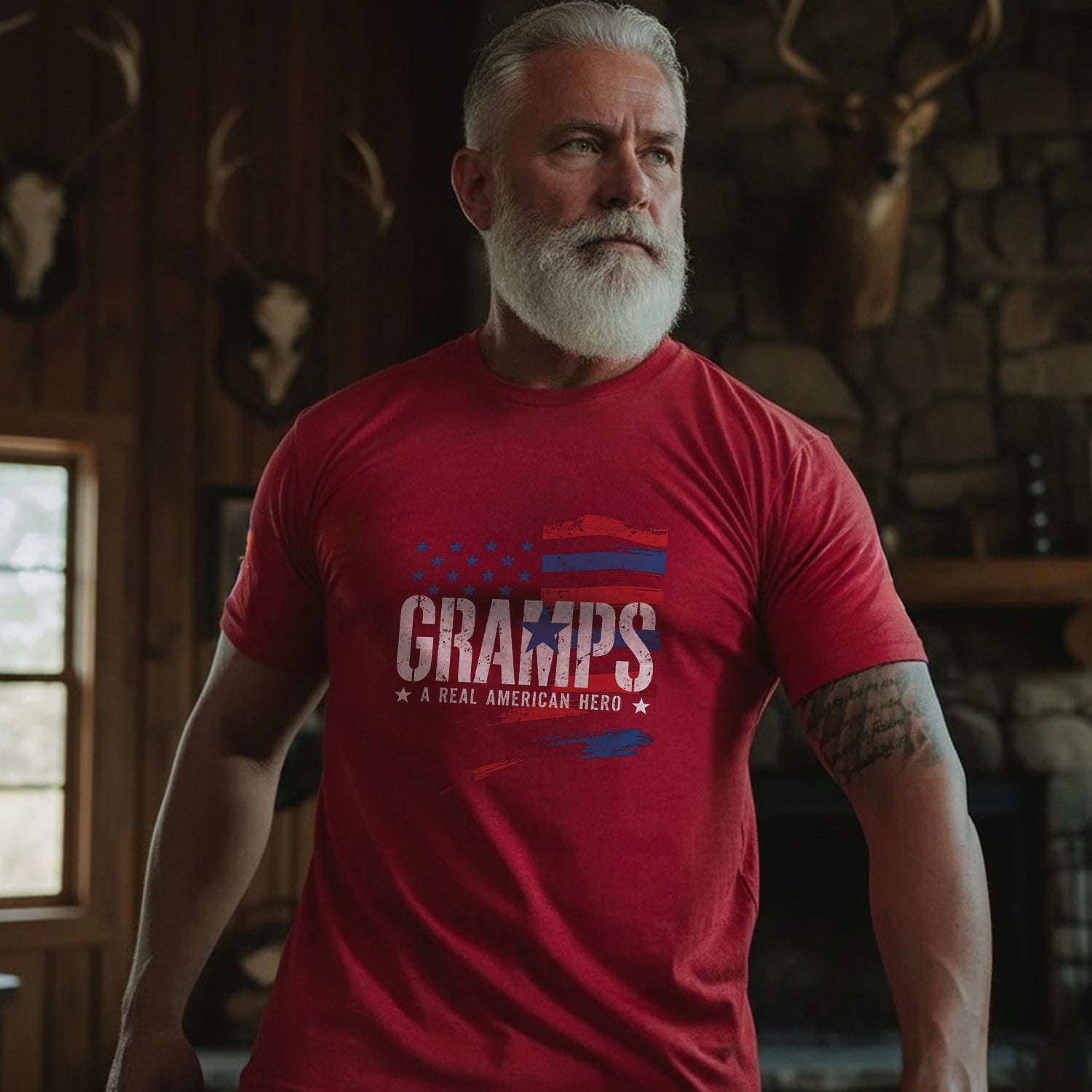 Real American Hero Proud Veteran Legacy T-Shirt Secondary image