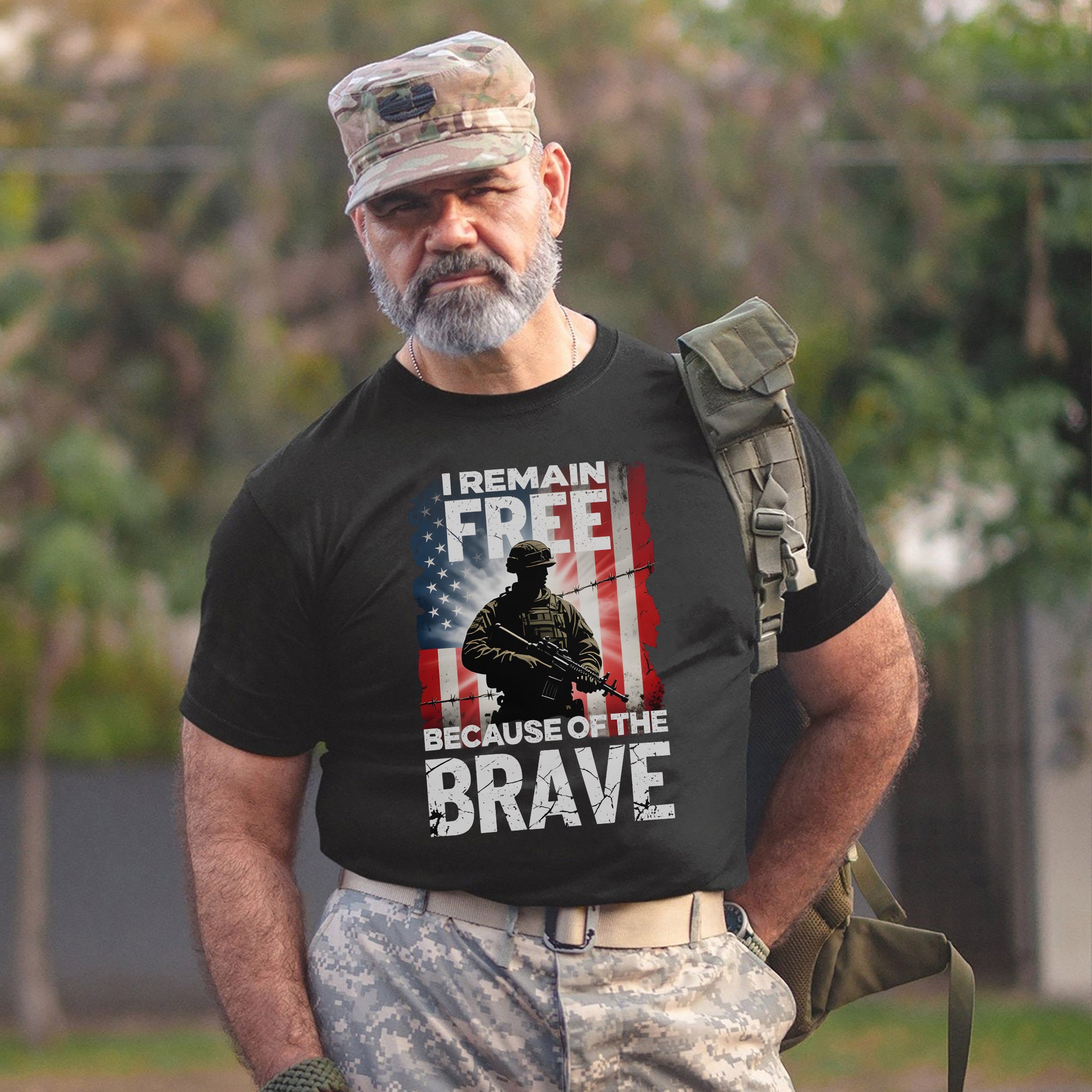 I Remain Free Because of the Brave T-Shirt