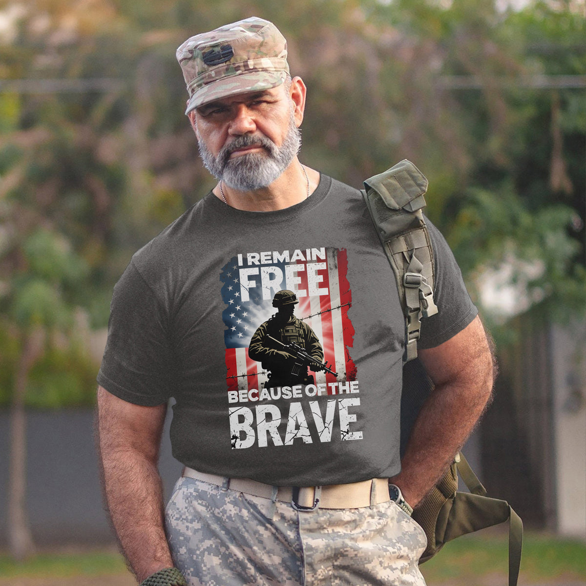 I Remain Free Because of the Brave T-Shirt