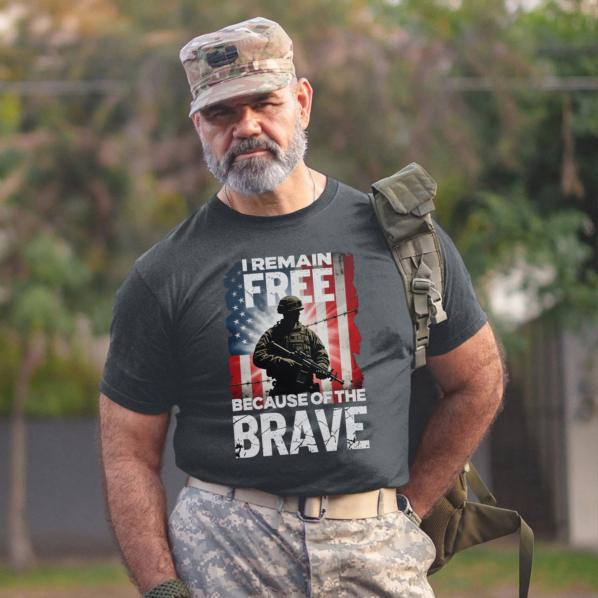 I Remain Free Because of the Brave T-Shirt