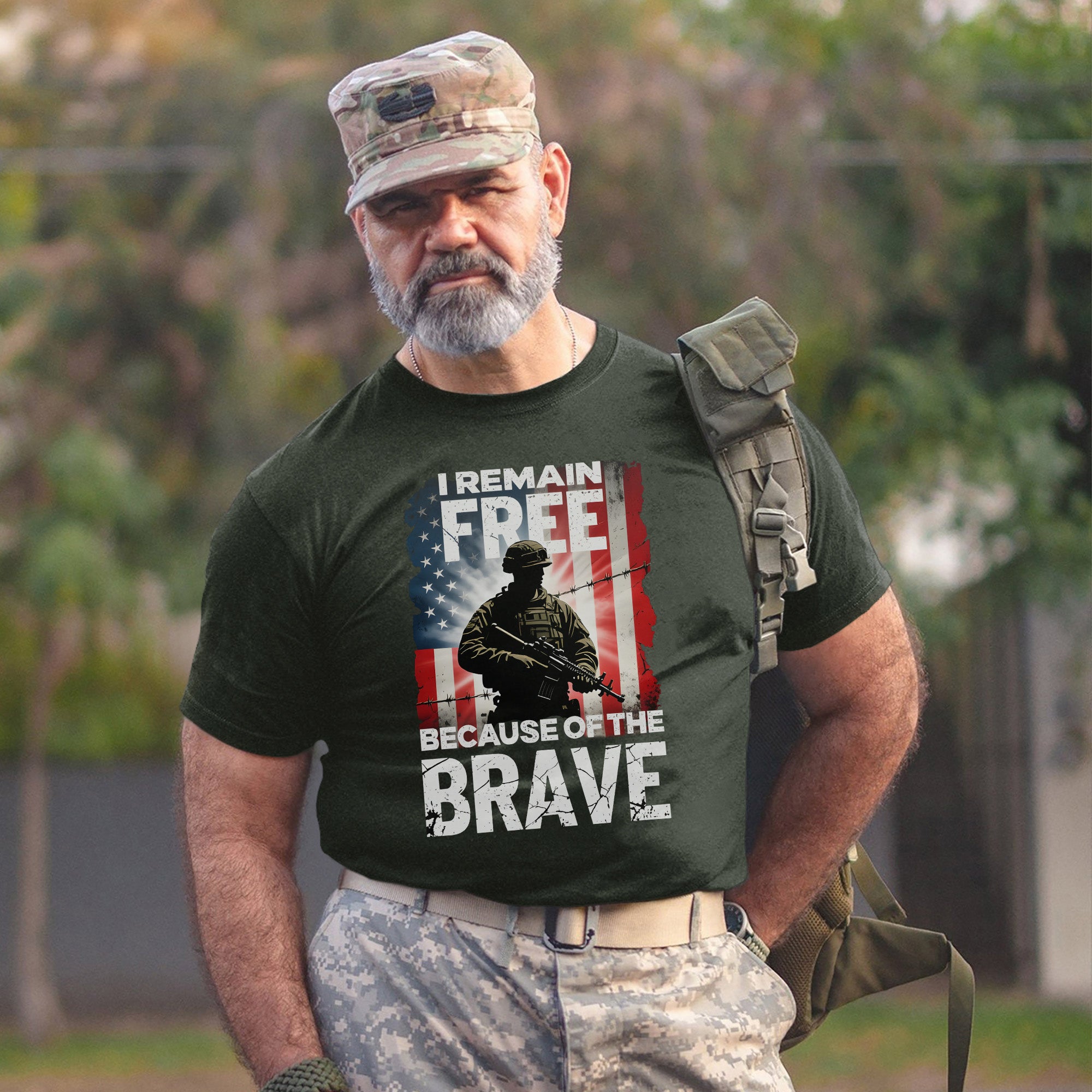 I Remain Free Because of the Brave T-Shirt