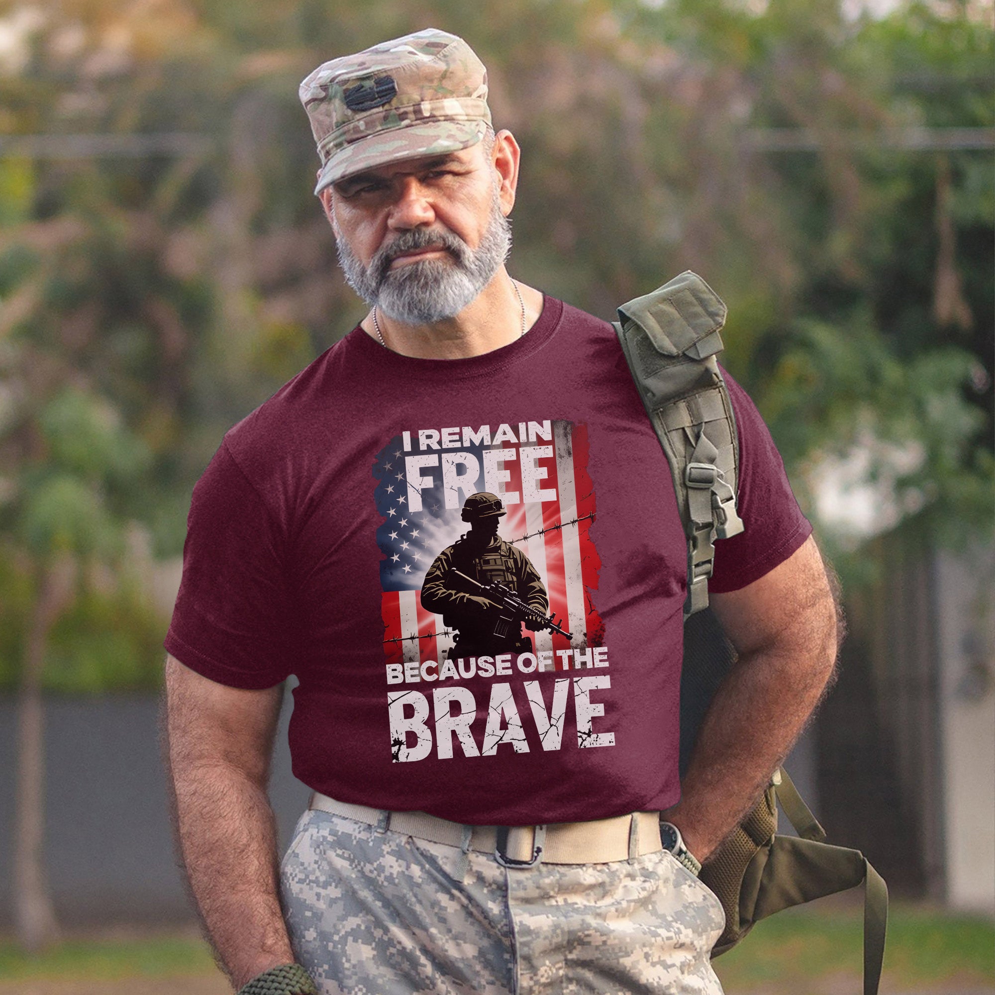 I Remain Free Because of the Brave T-Shirt