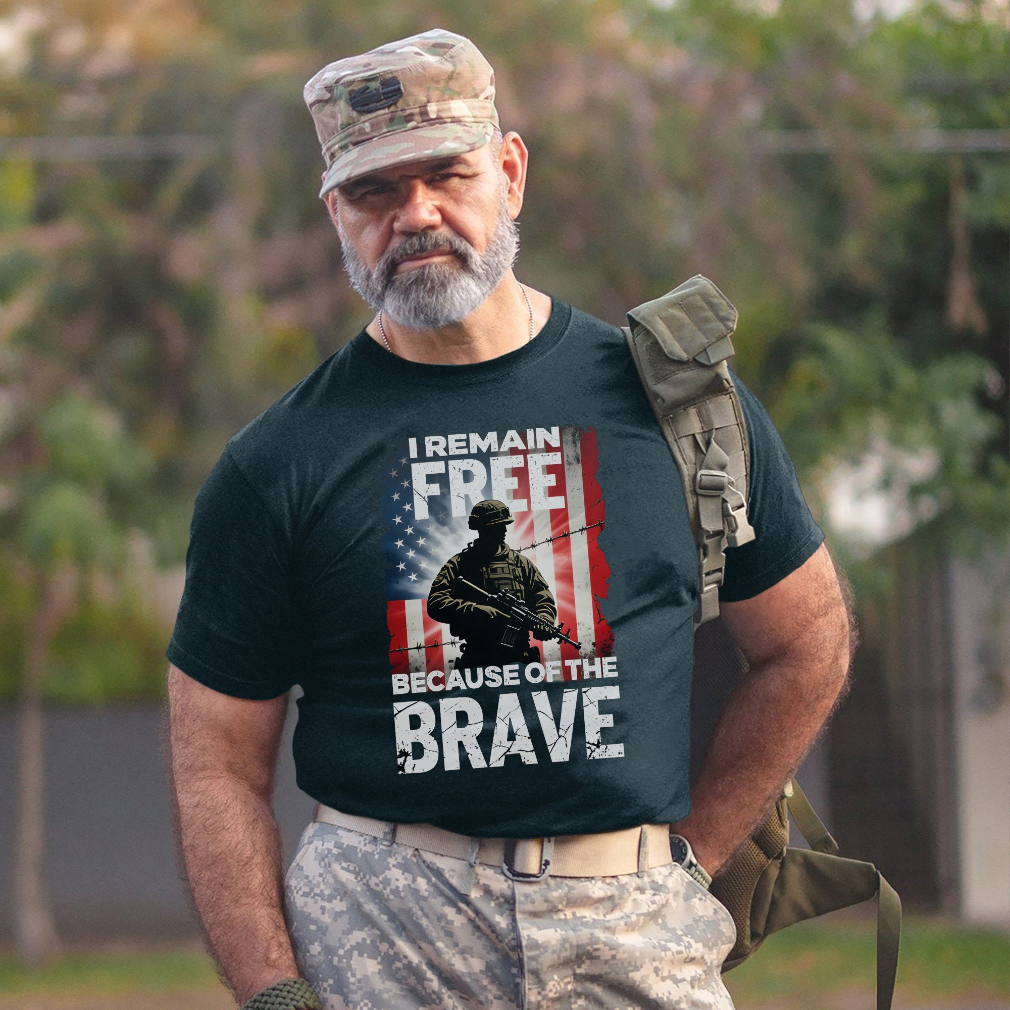 I Remain Free Because of the Brave T-Shirt