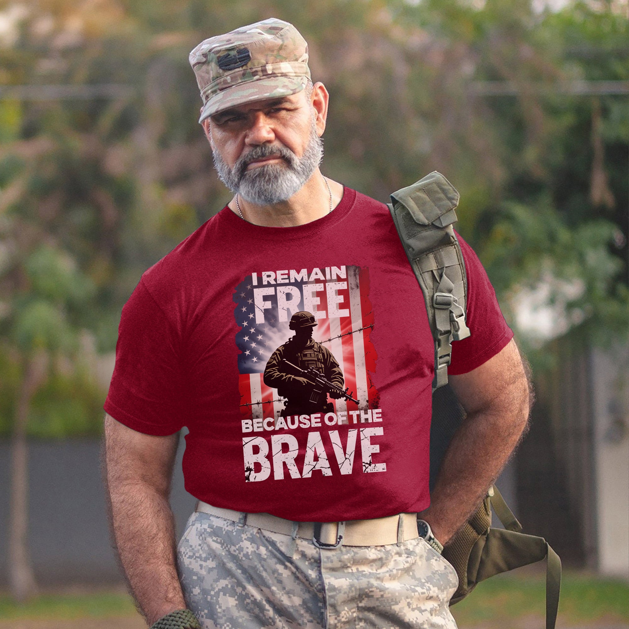 I Remain Free Because of the Brave T-Shirt