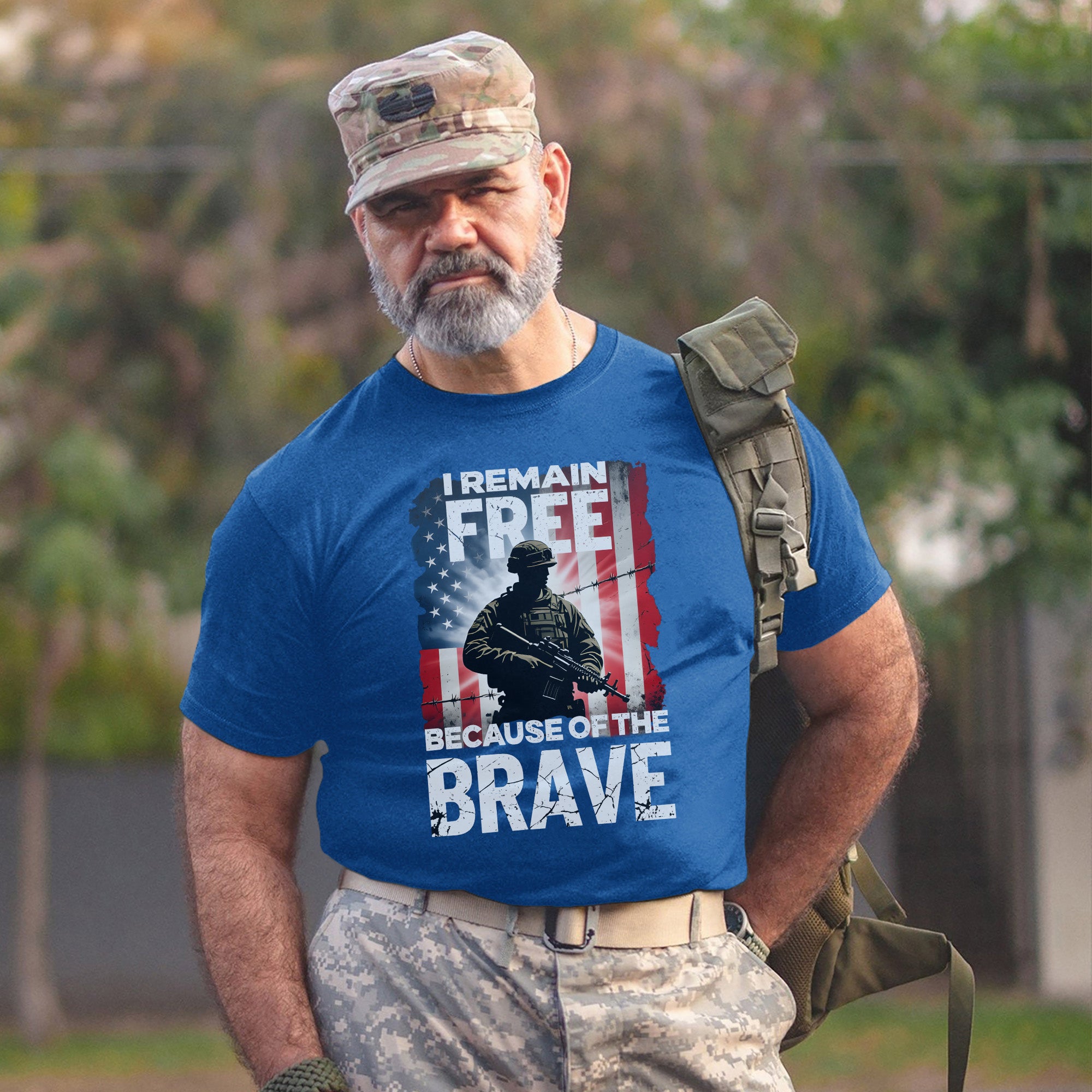 I Remain Free Because of the Brave T-Shirt