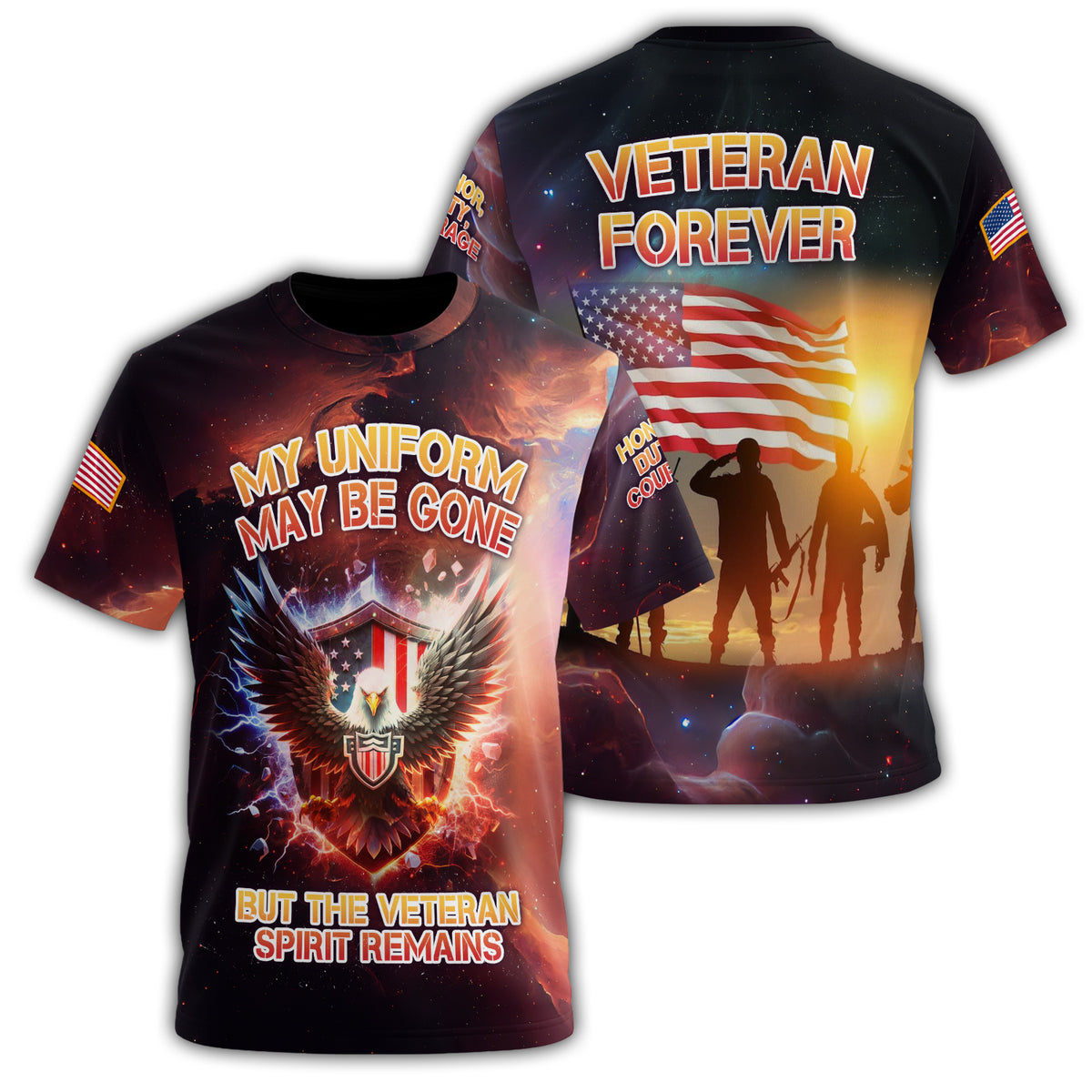 My Uniform Maybe Gone All-over Print T-Shirt Main image