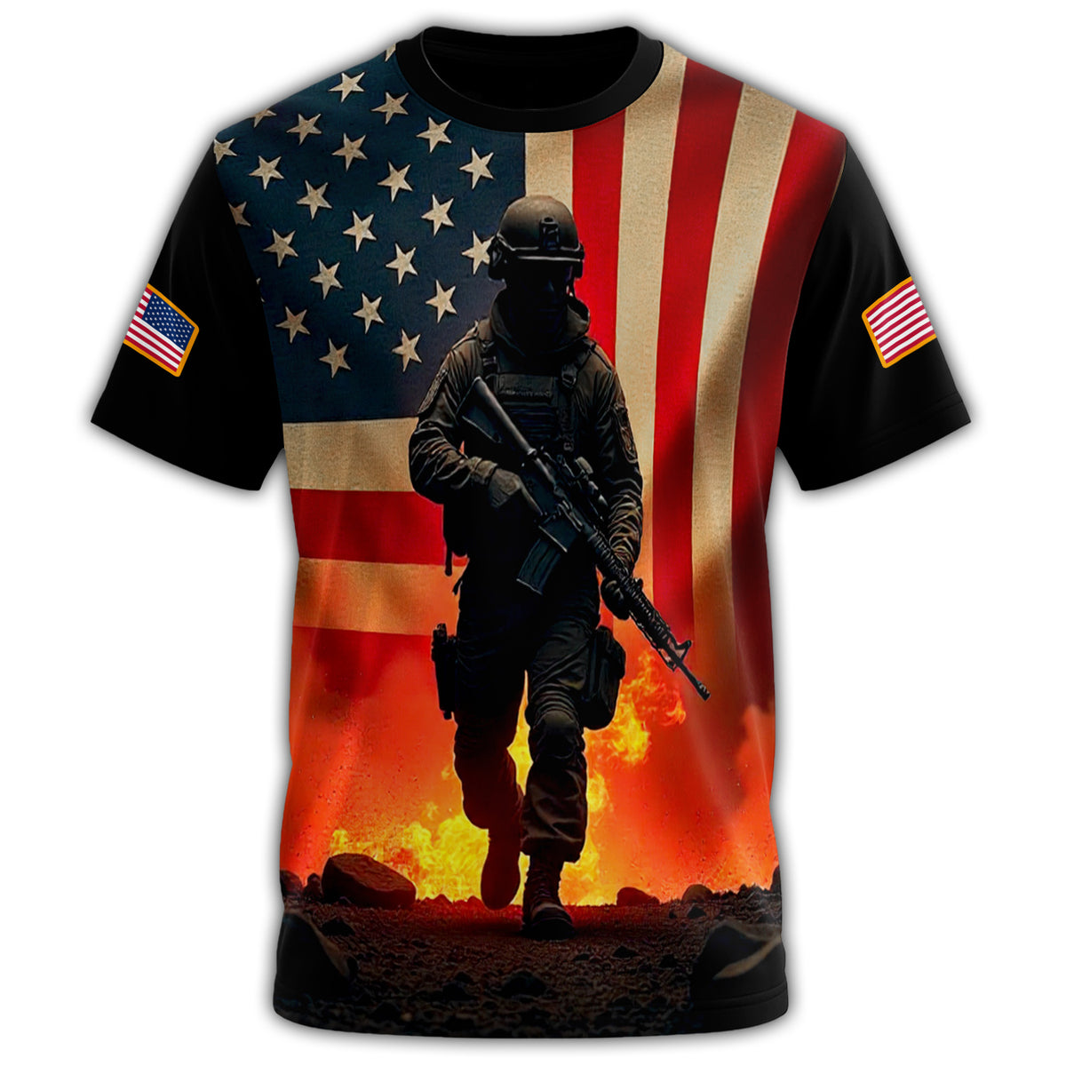 I Clawed My Way Out of Hell All-over Print T-Shirt