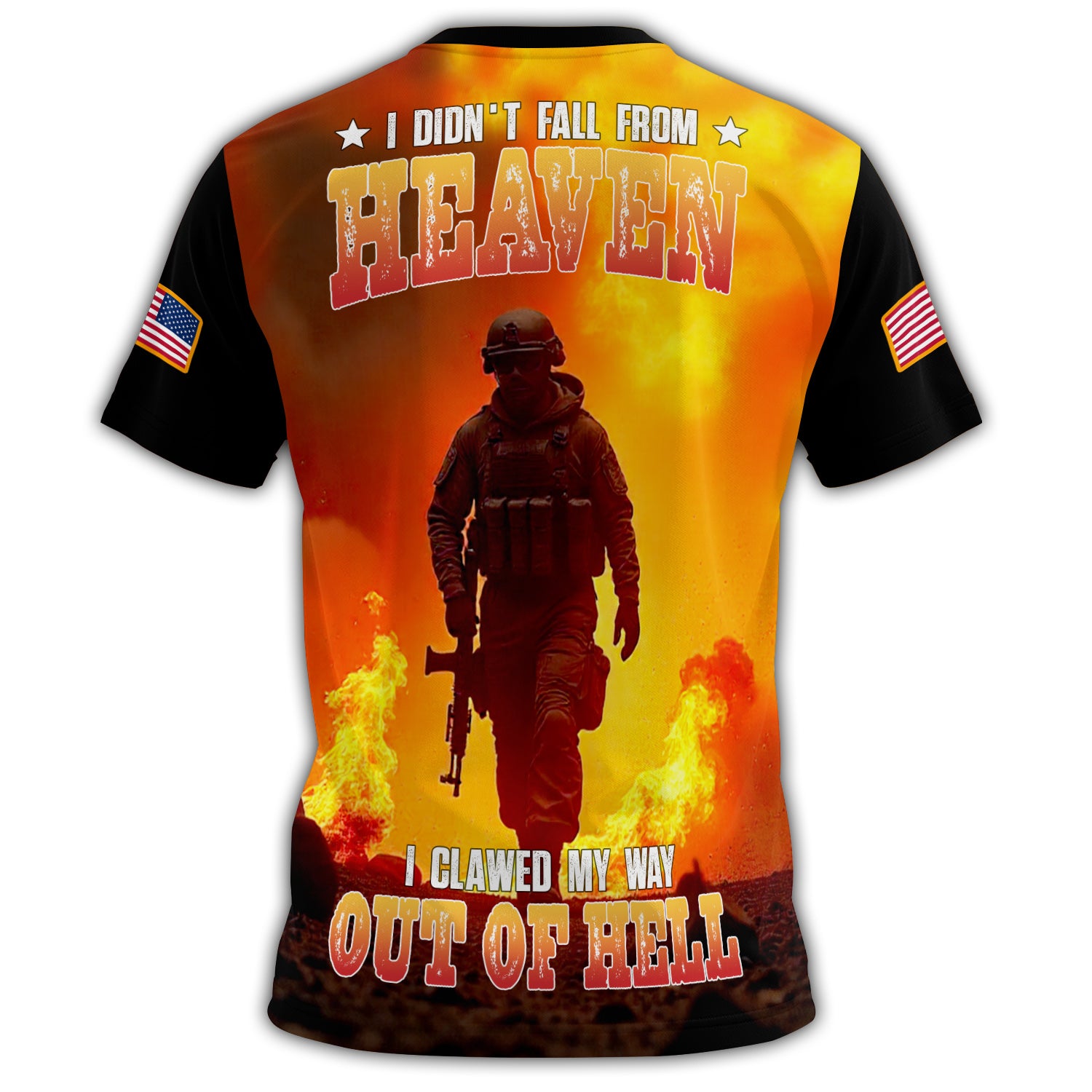 I Clawed My Way Out of Hell All-over Print T-Shirt
