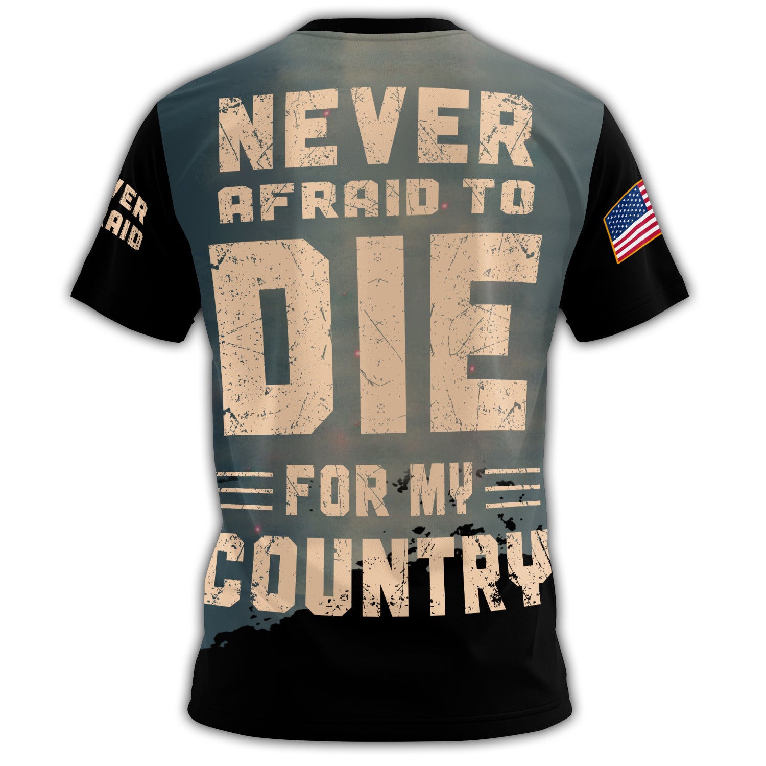 Never Afraid to Die for My All-over Print T-Shirt