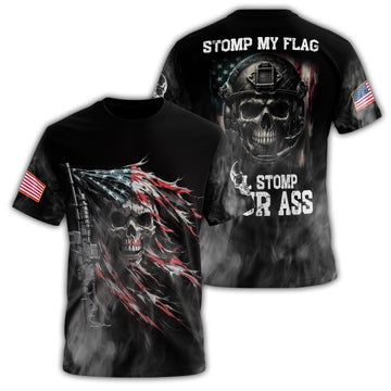 Stomp My Flag I’ll Stomp All-over Print T-Shirt
