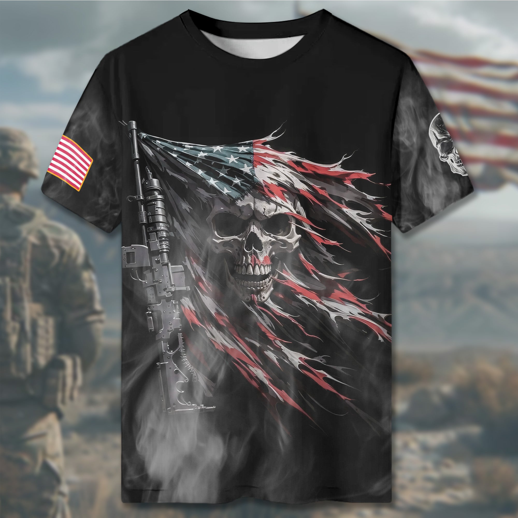 Stomp My Flag I’ll Stomp All-over Print T-Shirt