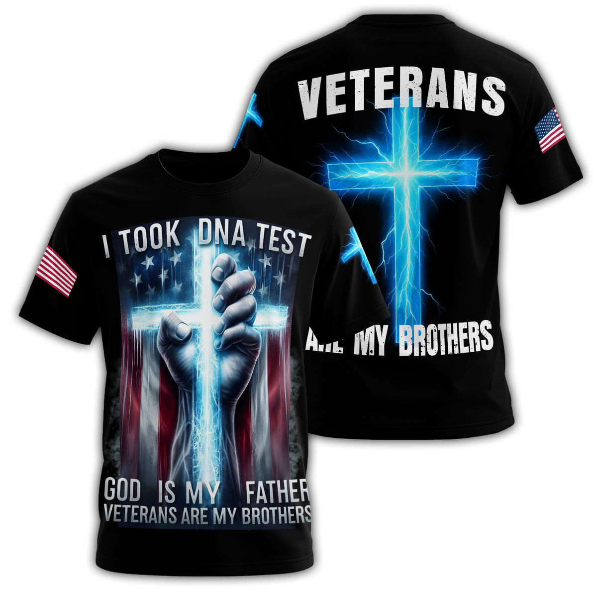 I Took a DNA Test God Is My All-over Print T-Shirt Main image