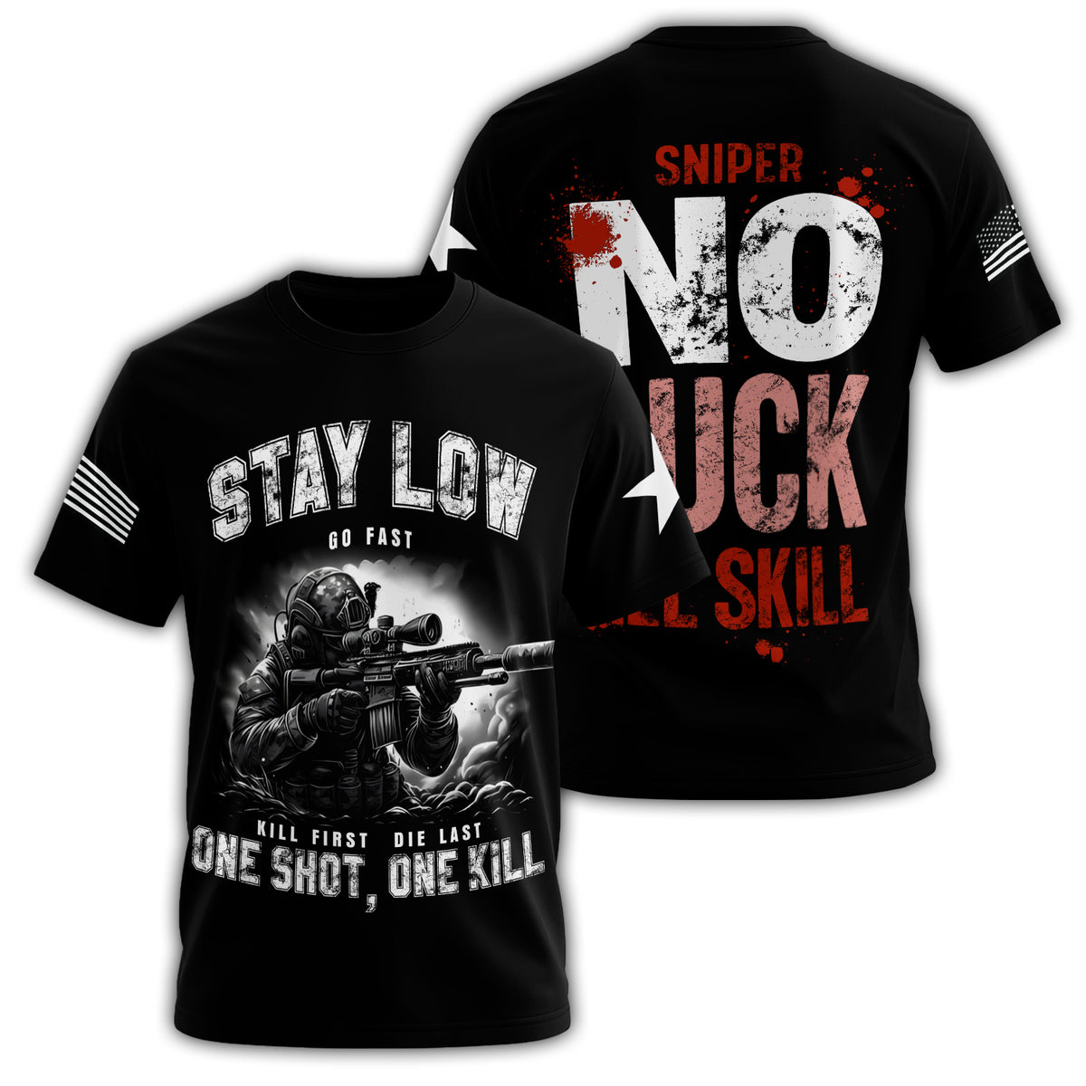 Stay Low Go Fast Kill First All-over Print T-Shirt Main image