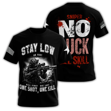 Stay Low Go Fast Kill First All-over Print T-Shirt
