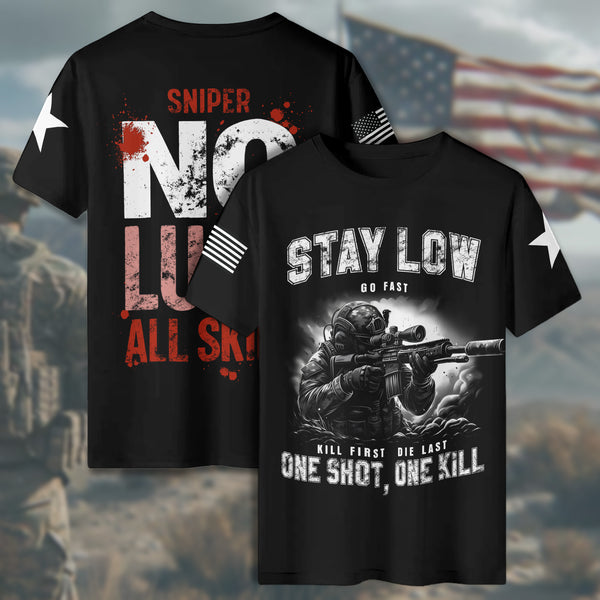 Stay Low Go Fast Kill First All-over Print T-Shirt