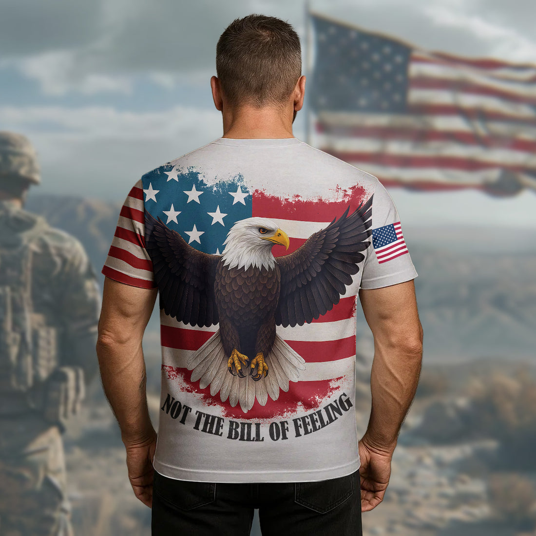 It’s the Bill of Rights Not the Bill of Feelings Freedom Isn’t About Your Comfort All-over Print T-Shirt