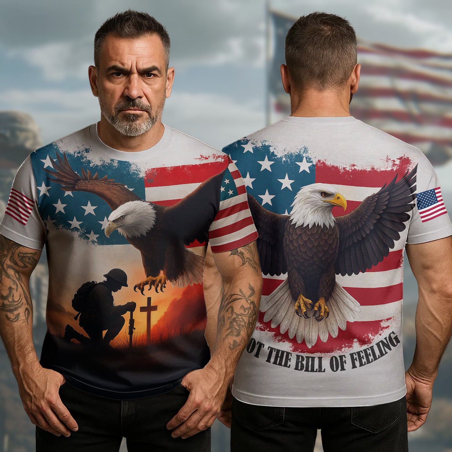 It’s the Bill of Rights Not the Bill of Feelings Freedom Isn’t About Your Comfort All-over Print T-Shirt