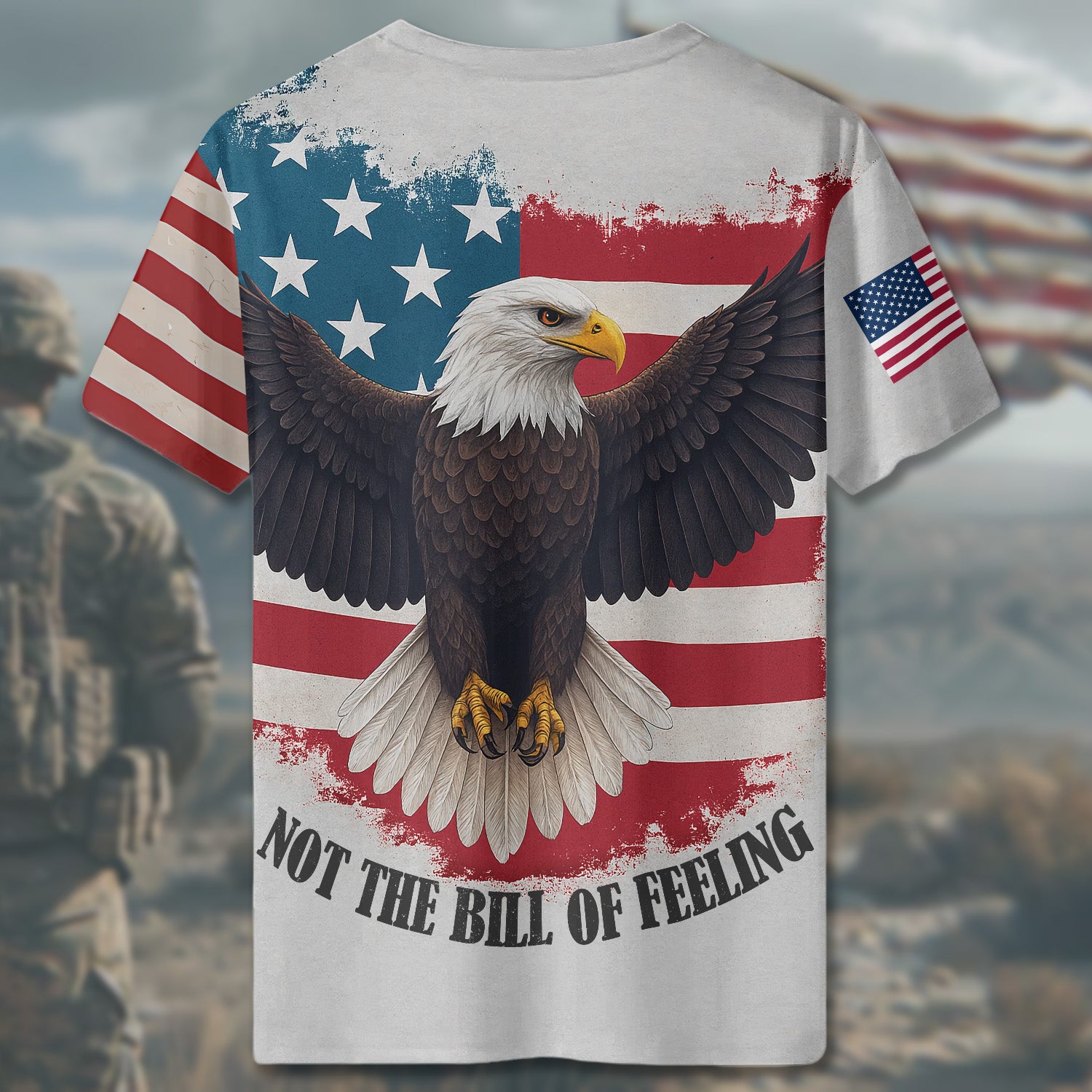 It’s the Bill of Rights Not the Bill of Feelings Freedom Isn’t About Your Comfort All-over Print T-Shirt