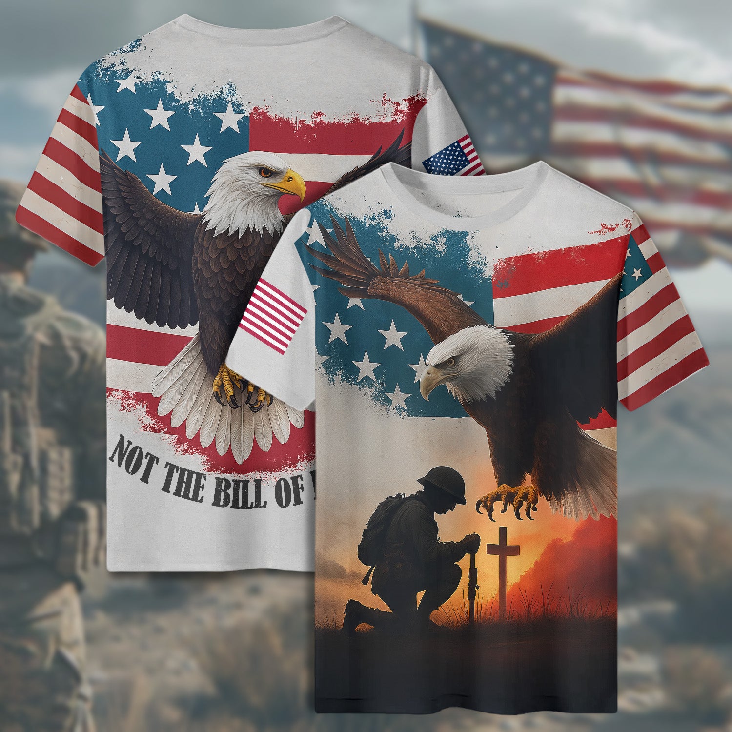 It’s the Bill of Rights Not the Bill of Feelings Freedom Isn’t About Your Comfort All-over Print T-Shirt