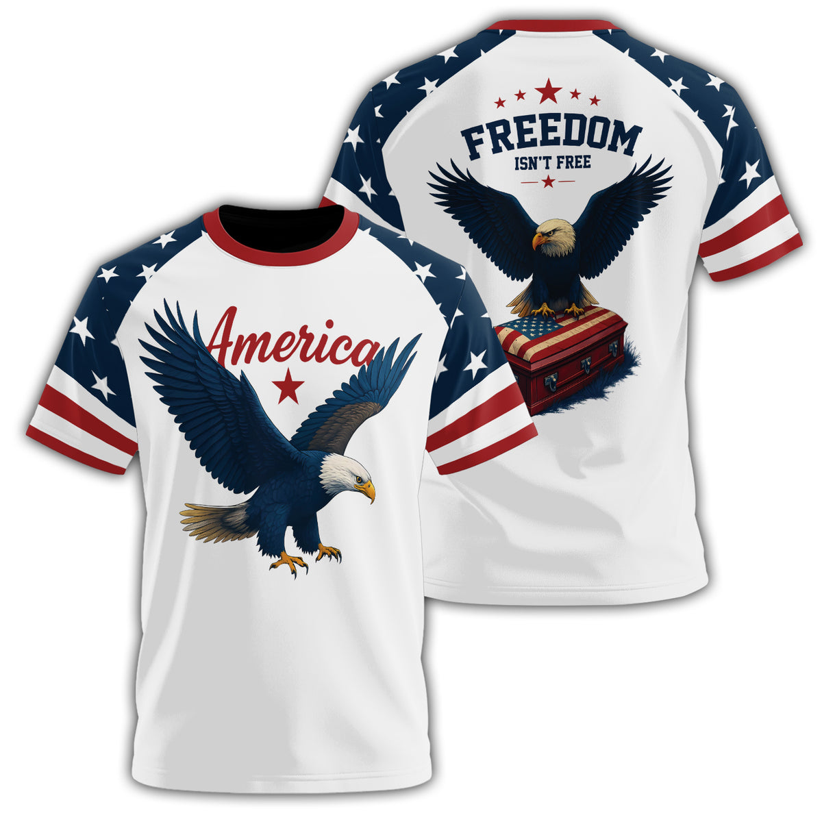 America Freedom Isn’t Free All-over Print T-Shirt Main image