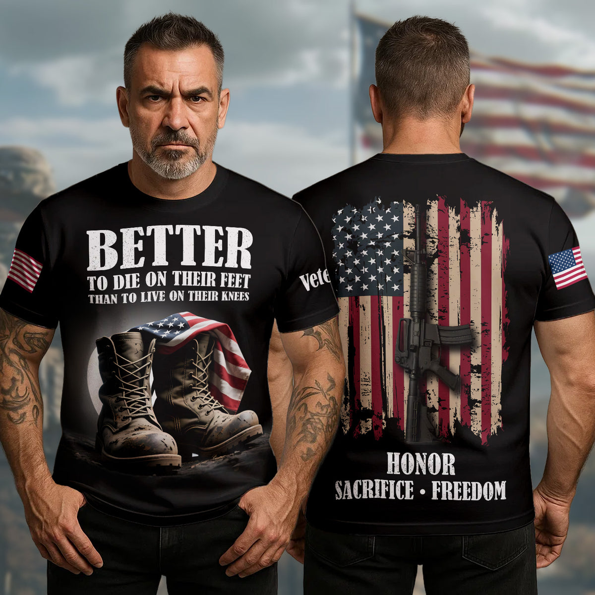 Better to Die on Their Feet All-over Print T-Shirt Main image