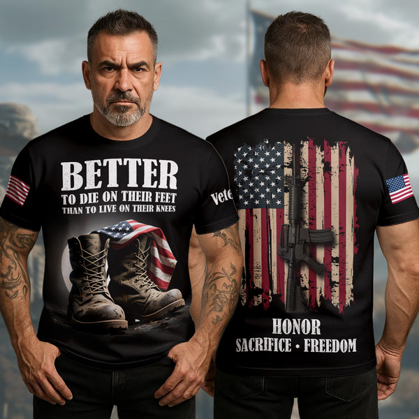 Better to Die on Their Feet All-over Print T-Shirt