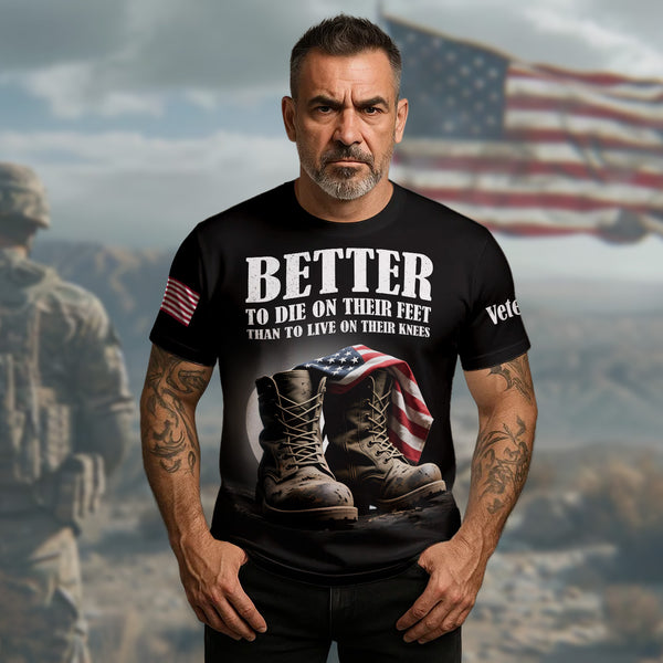 Better to Die on Their Feet All-over Print T-Shirt