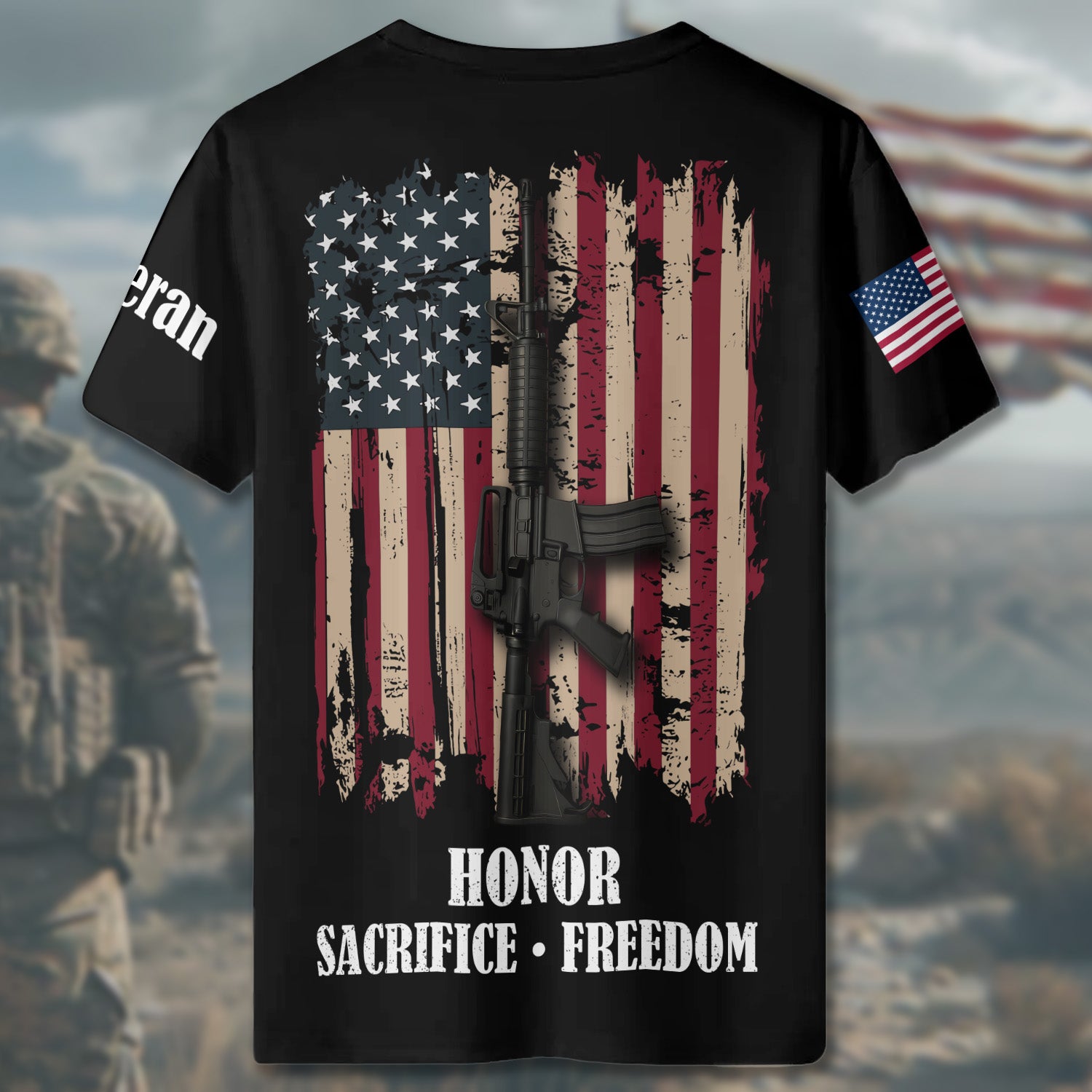 Better to Die on Their Feet Than to Live on Their Knees Standing Strong for Freedom All-over Print T-Shirt