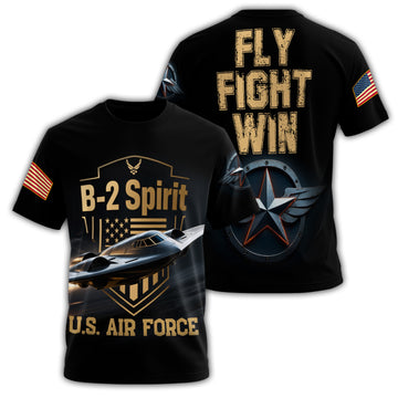 B-2 Spirit U.S. Air Force All-over Print T-Shirt