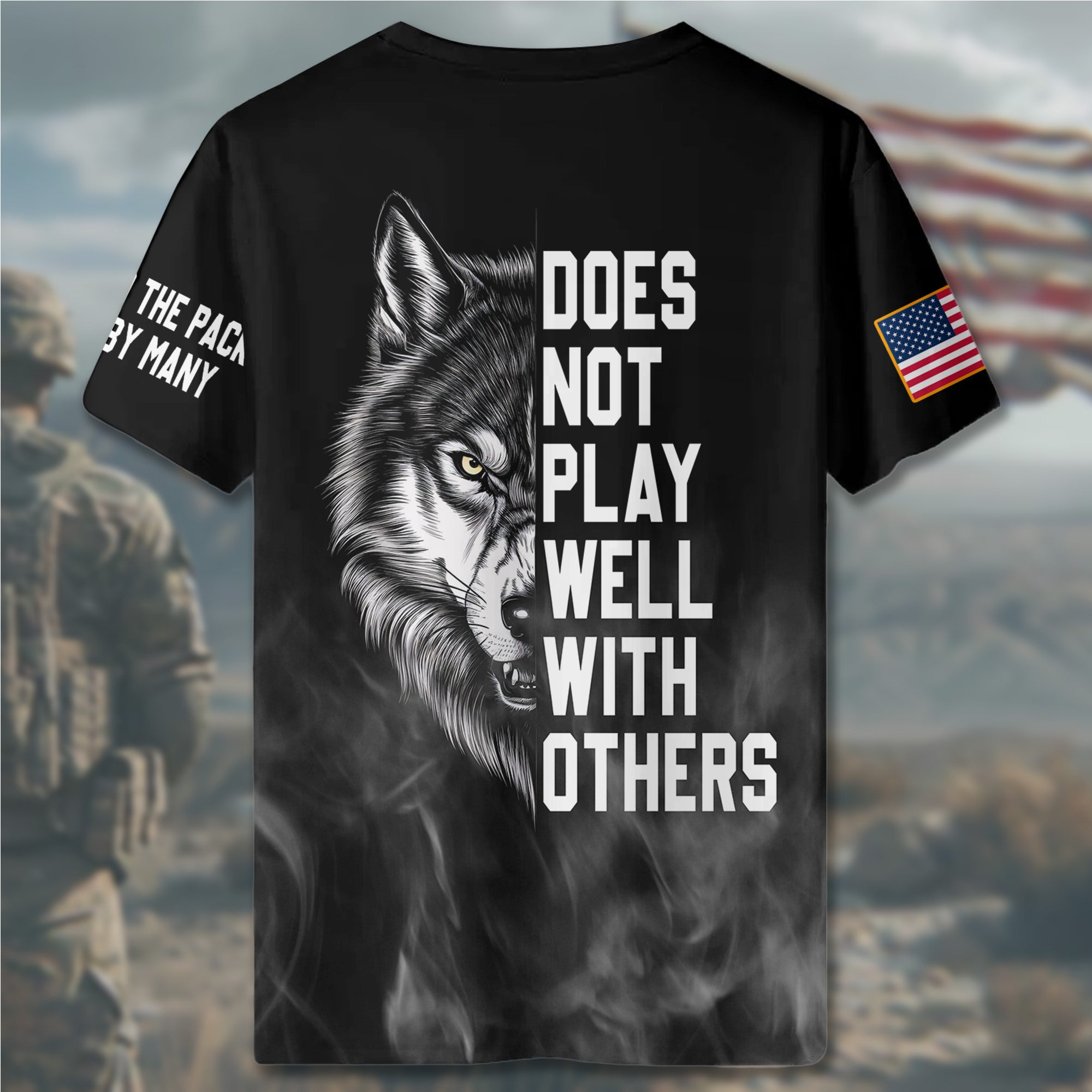 Dysfunctional Veteran All-over Print T-Shirt