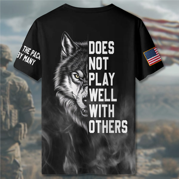 Dysfunctional Veteran All-over Print T-Shirt