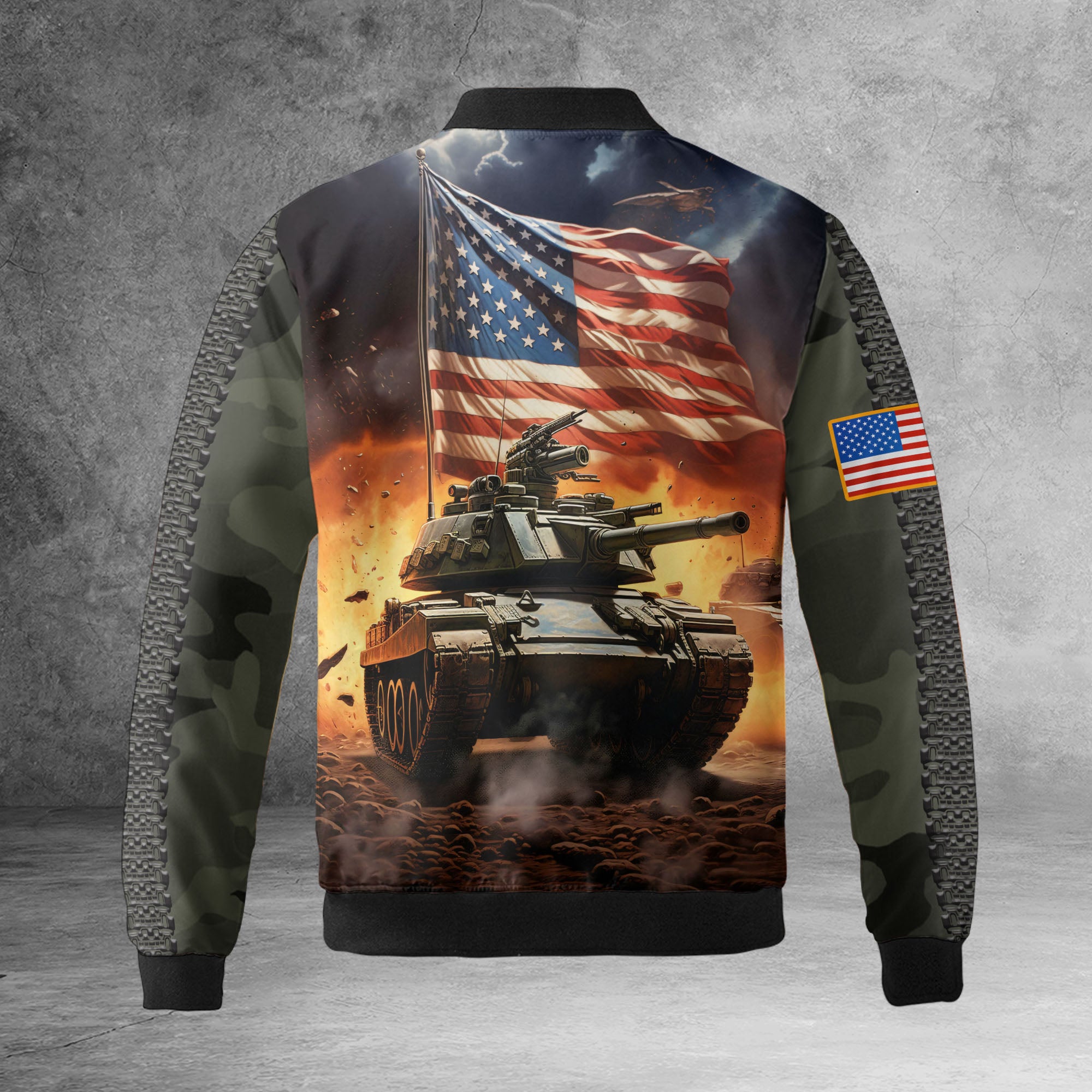 Infantry Pride All-over Print Bomber Jacket