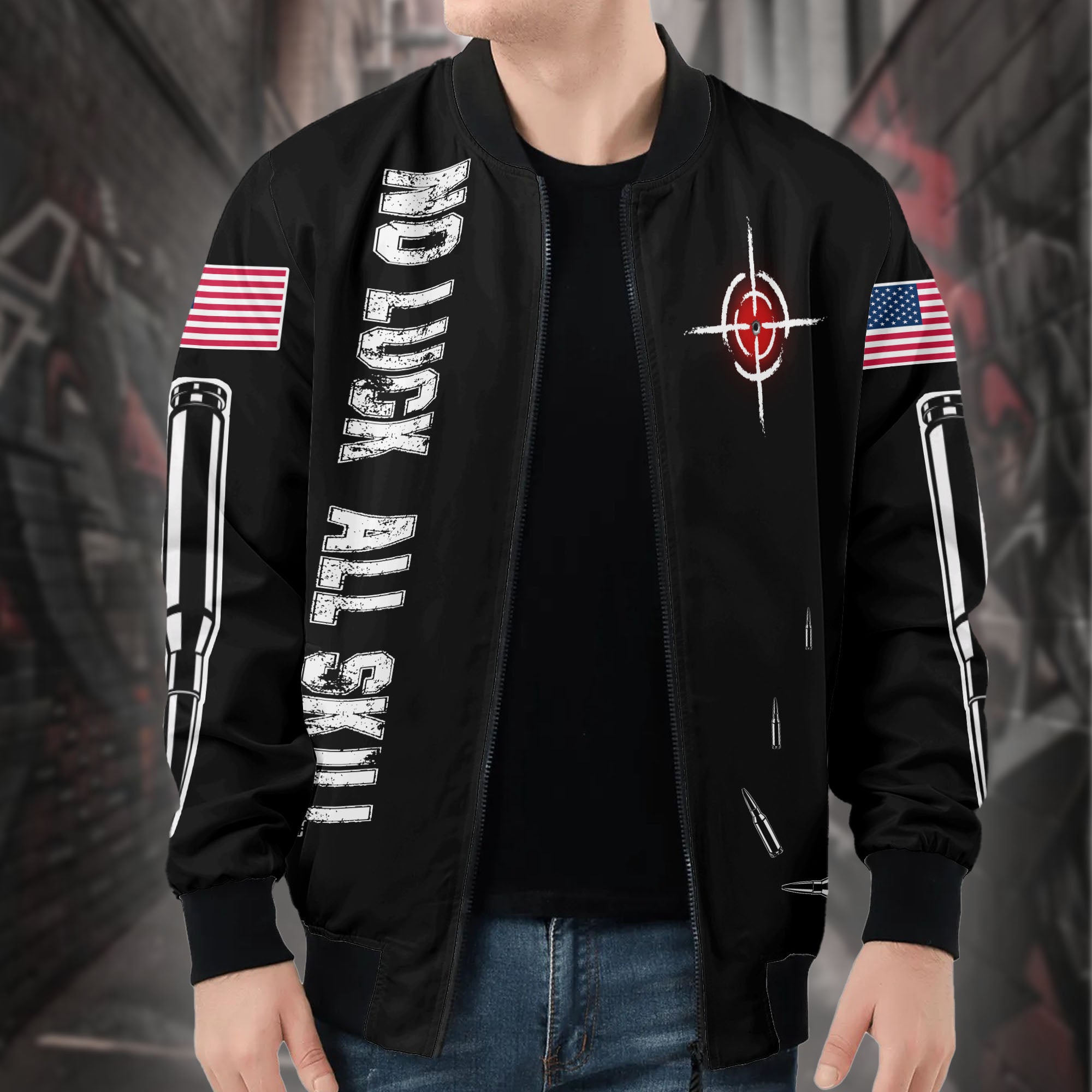 Veteran Precision All-over Print Bomber Jacket