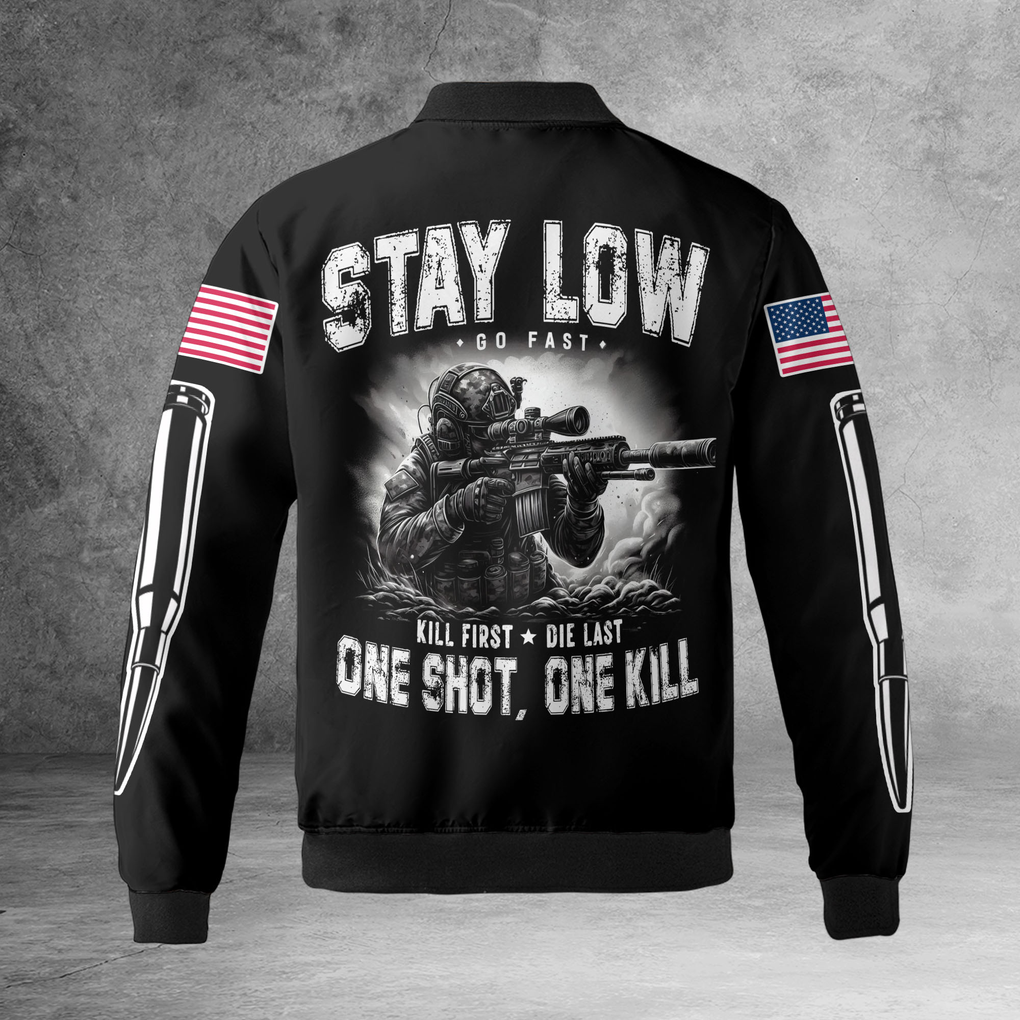 Veteran Precision All-over Print Bomber Jacket