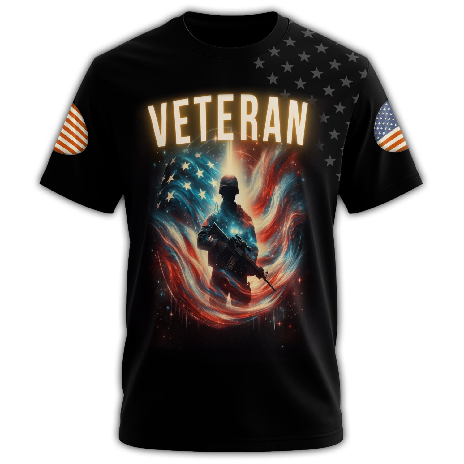 Thank a Veteran Be an All-over Print T-Shirt Secondary image