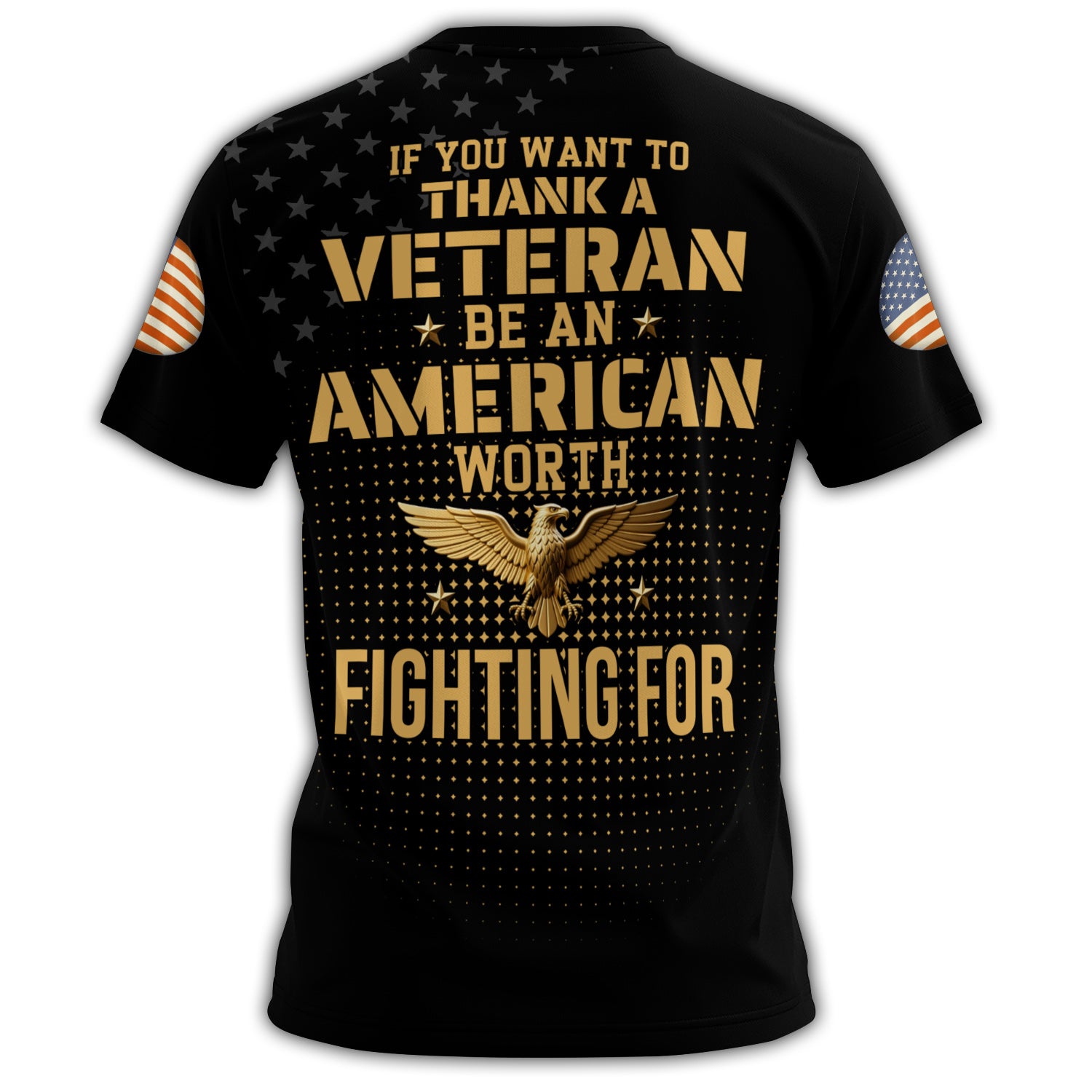 Thank a Veteran Be an All-over Print T-Shirt