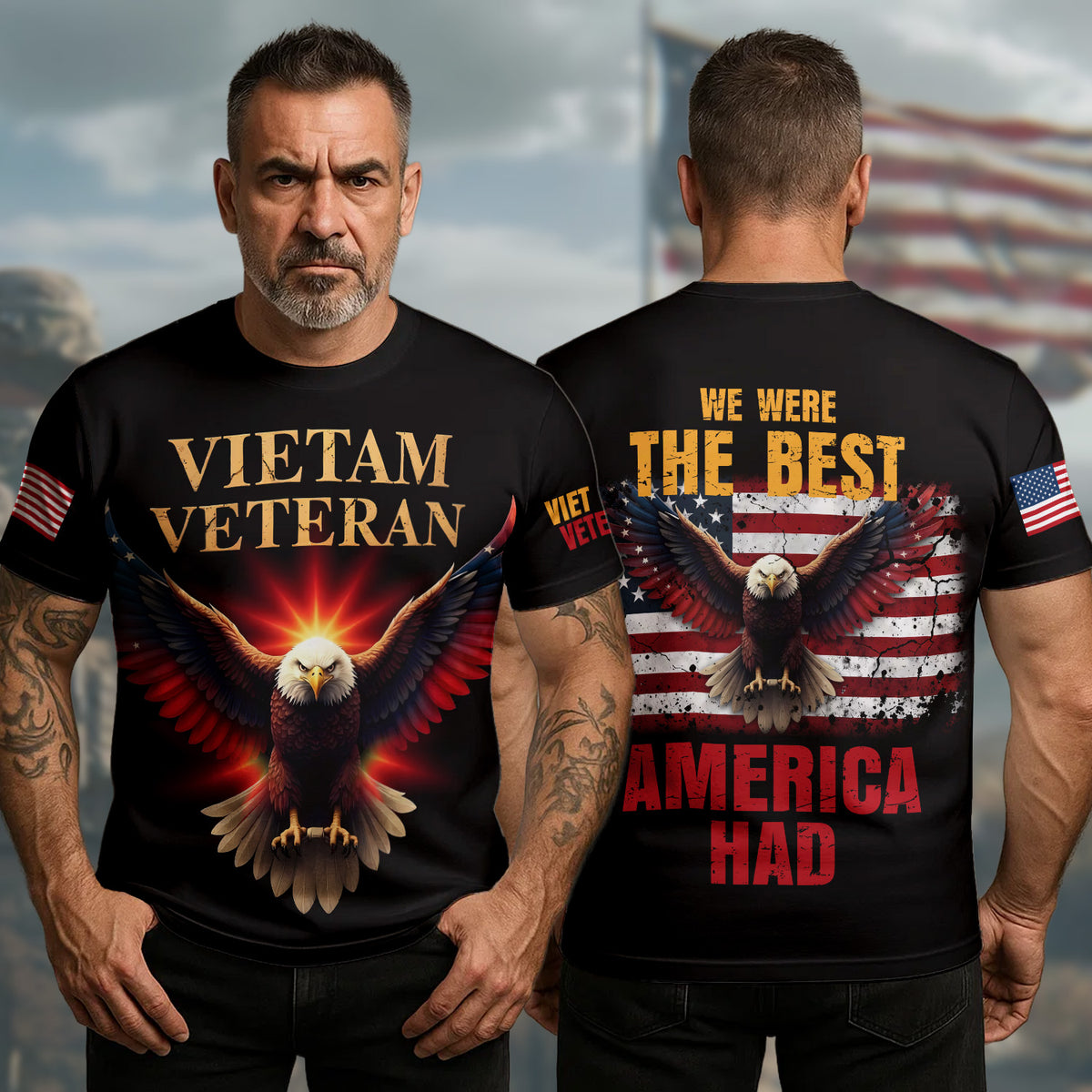 Vietnam Veteran 1959–1975 All-over Print T-Shirt Main image