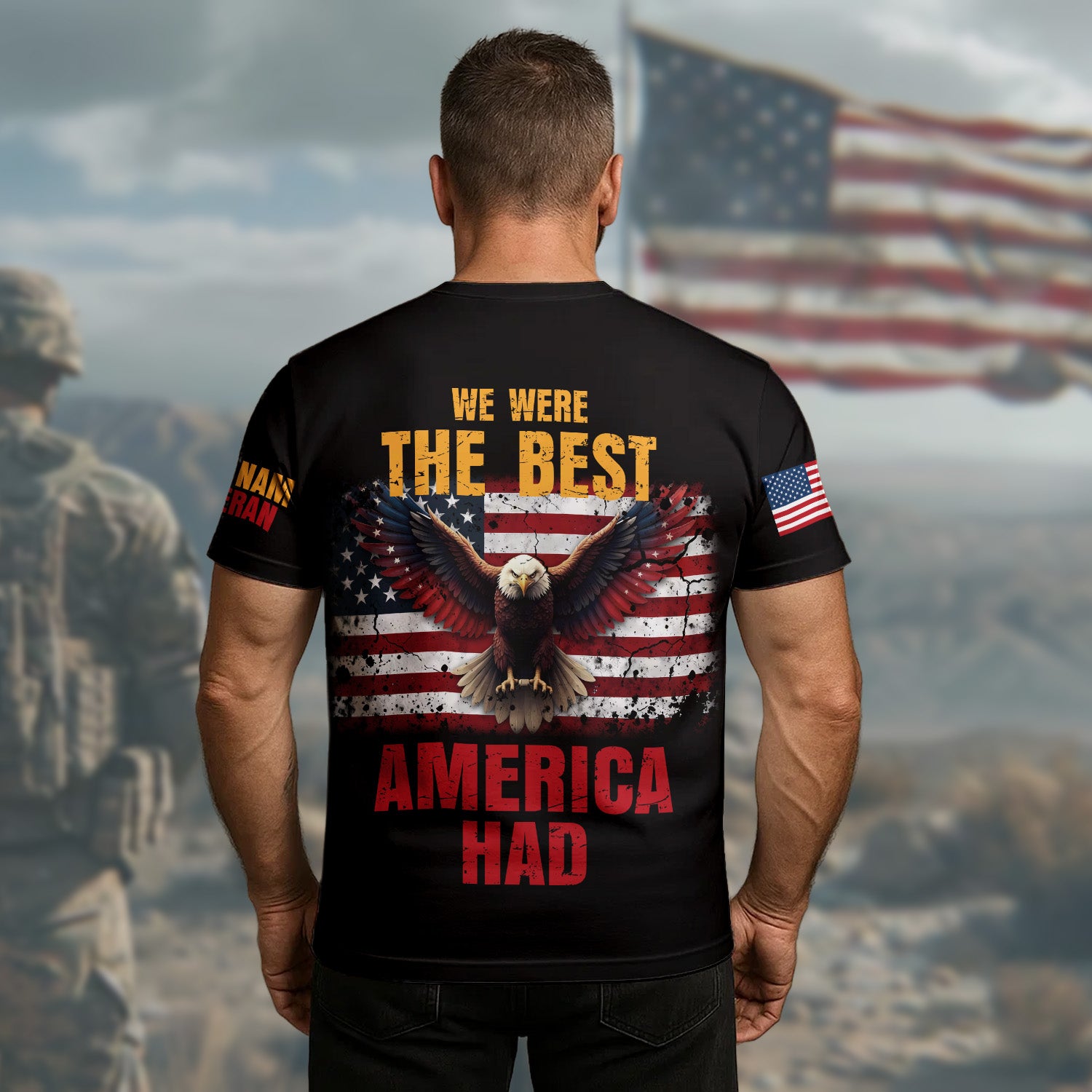 Vietnam Veteran 1959–1975 All-over Print T-Shirt