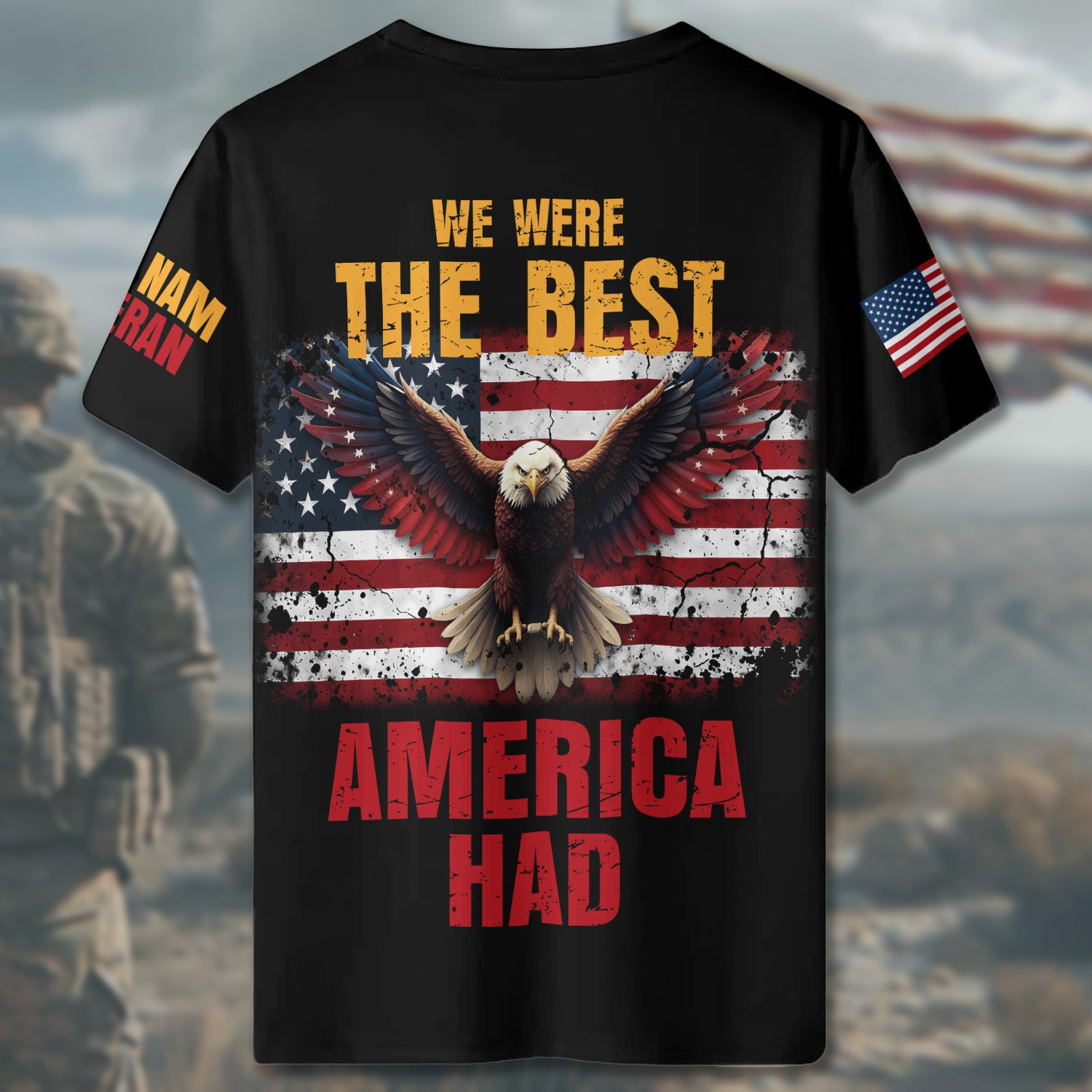 Vietnam Veteran 1959–1975 All-over Print T-Shirt